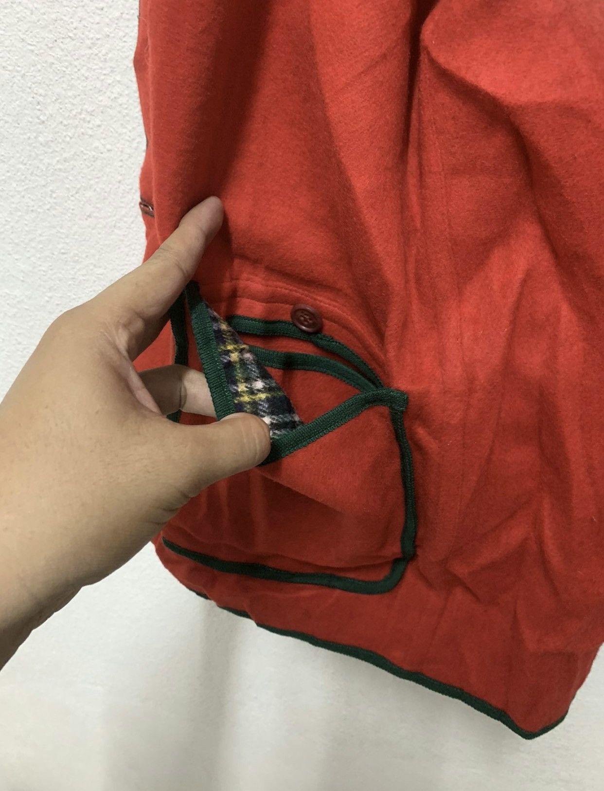 Japanese Brand × Vintage Double breasted tartan checked jacket Size L / US 10 / IT 46 - 6 Thumbnail