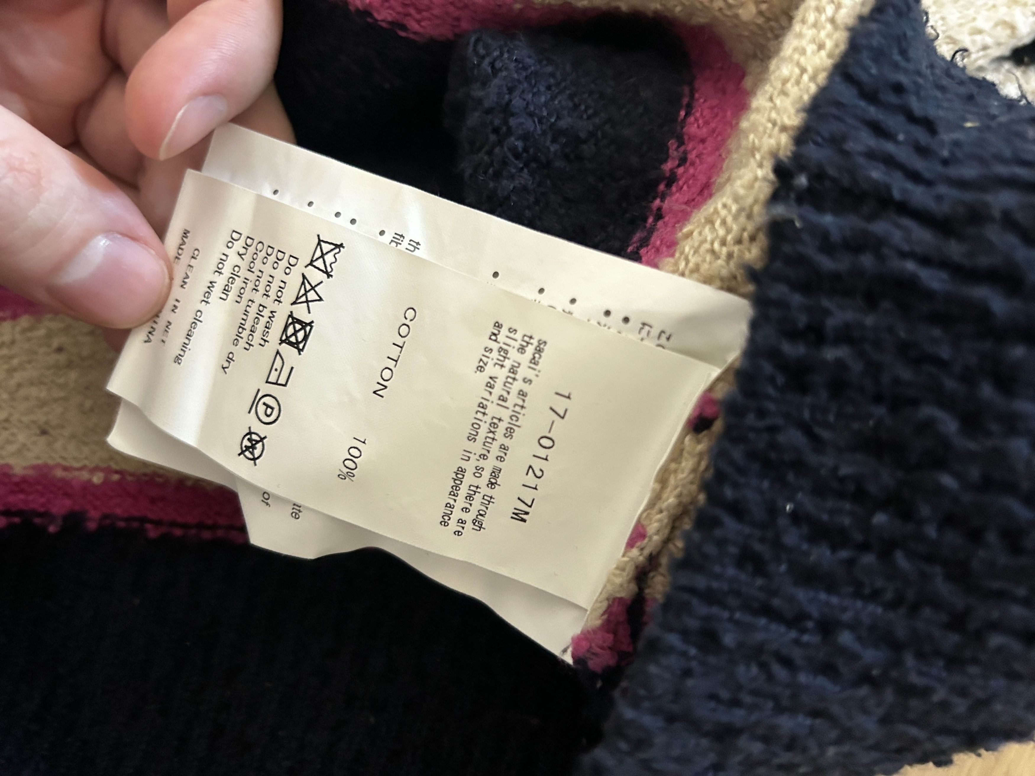 Sacai Cotton Sweater Size US S / EU 44-46 / 1 - 3 Thumbnail