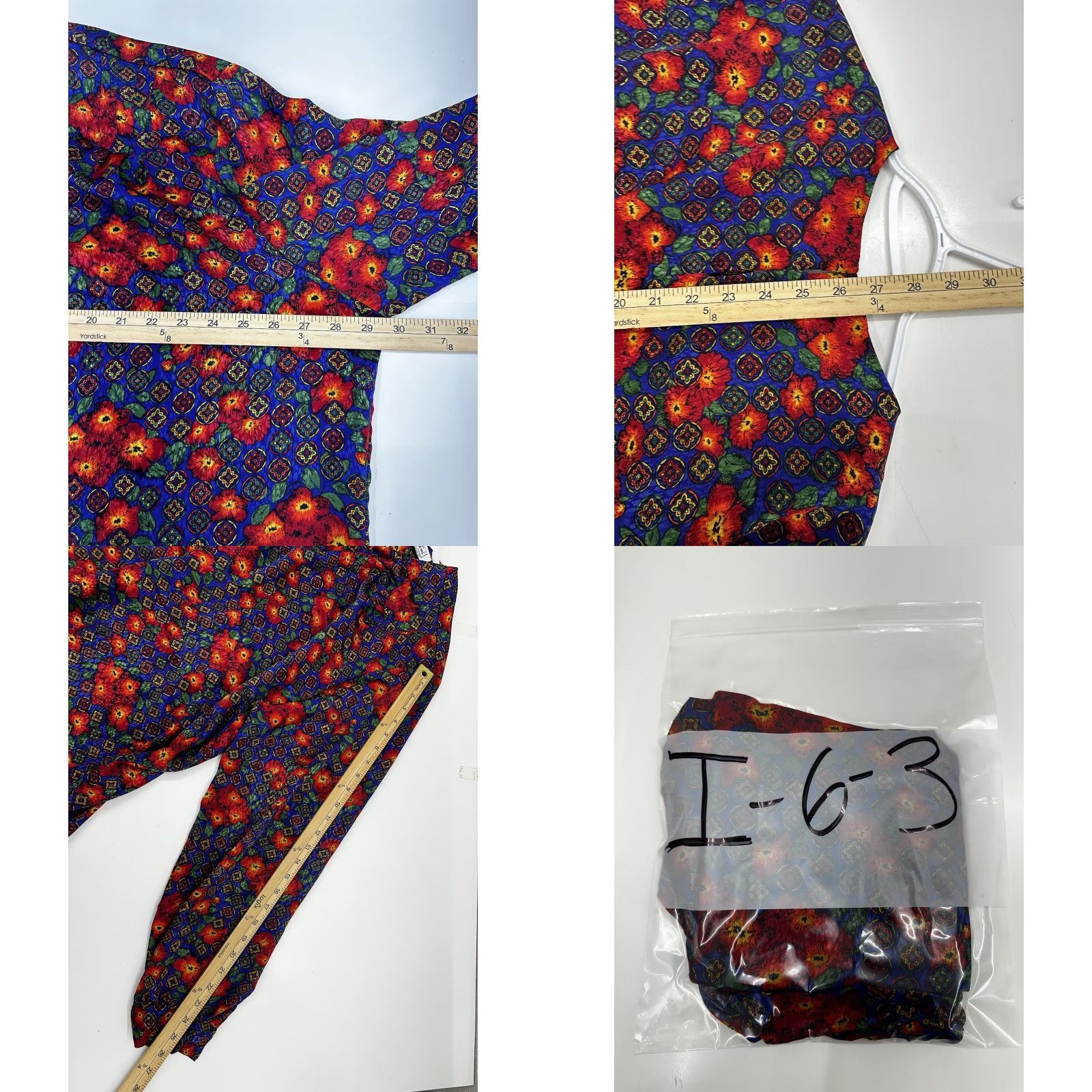 Vintage VINTAGE Womens Notations Blouse 24W Plus Size Floral Blue Satin Long Sleeve Shirt Womens, 24W, Blue, Floral, Satin, Long Sleeve, Vintage Size 4XL / US 24-26 - 8 Thumbnail