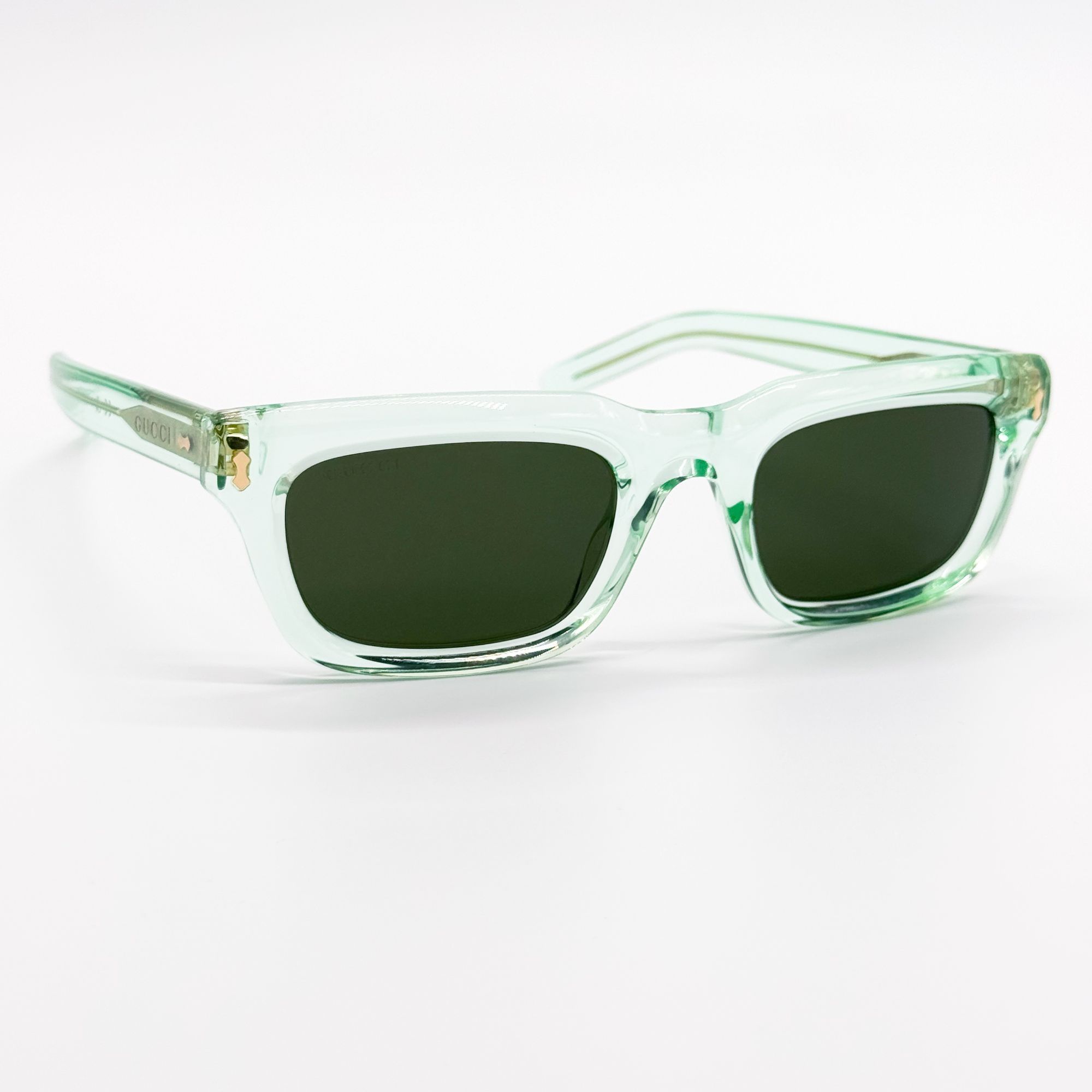 Gucci NEW GG1524S 004 GUCCI UNISEX GREEN SUNGLASSES GUCCI Size ONE SIZE - 4 Thumbnail