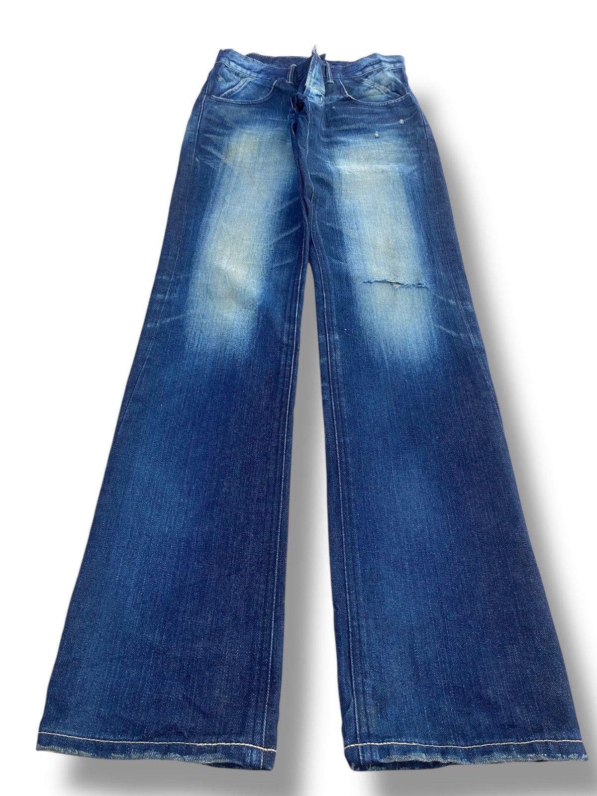 Japanese Brand Japanese Brand Light Faded Wash Style Straight Cut Jeans Size US 28 / EU 44 - 1 Thumbnail