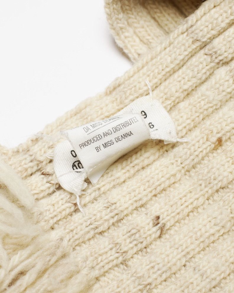Maison Margiela Martin Margiela Line 10 Miss Deanna Oversized Wool Scarf Size ONE SIZE - 3 Thumbnail