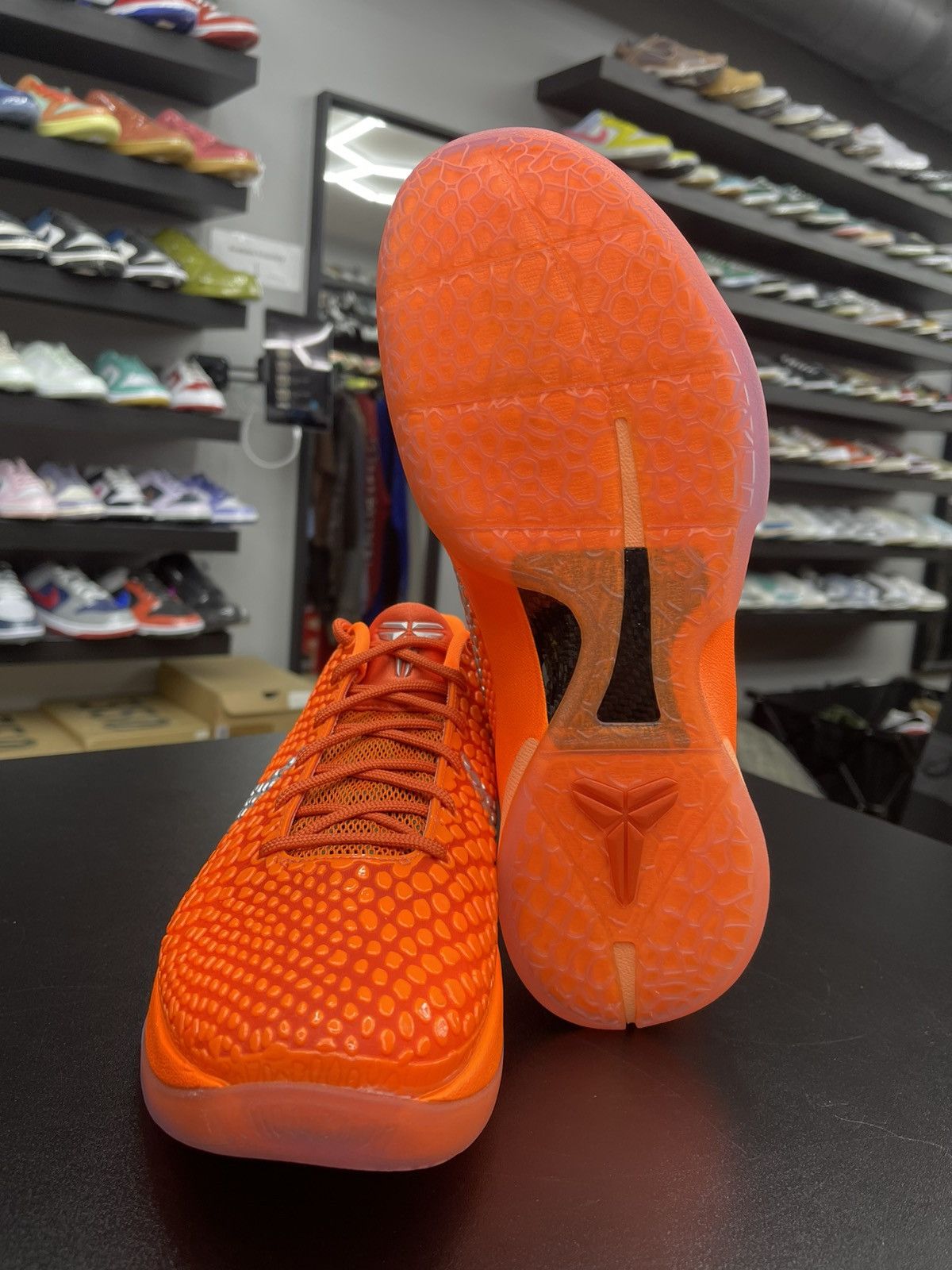 Nike Size 7y - Nike Kobe 6 Protro Total Orange Brand New! Size US 7 / EU 40 - 9 Thumbnail
