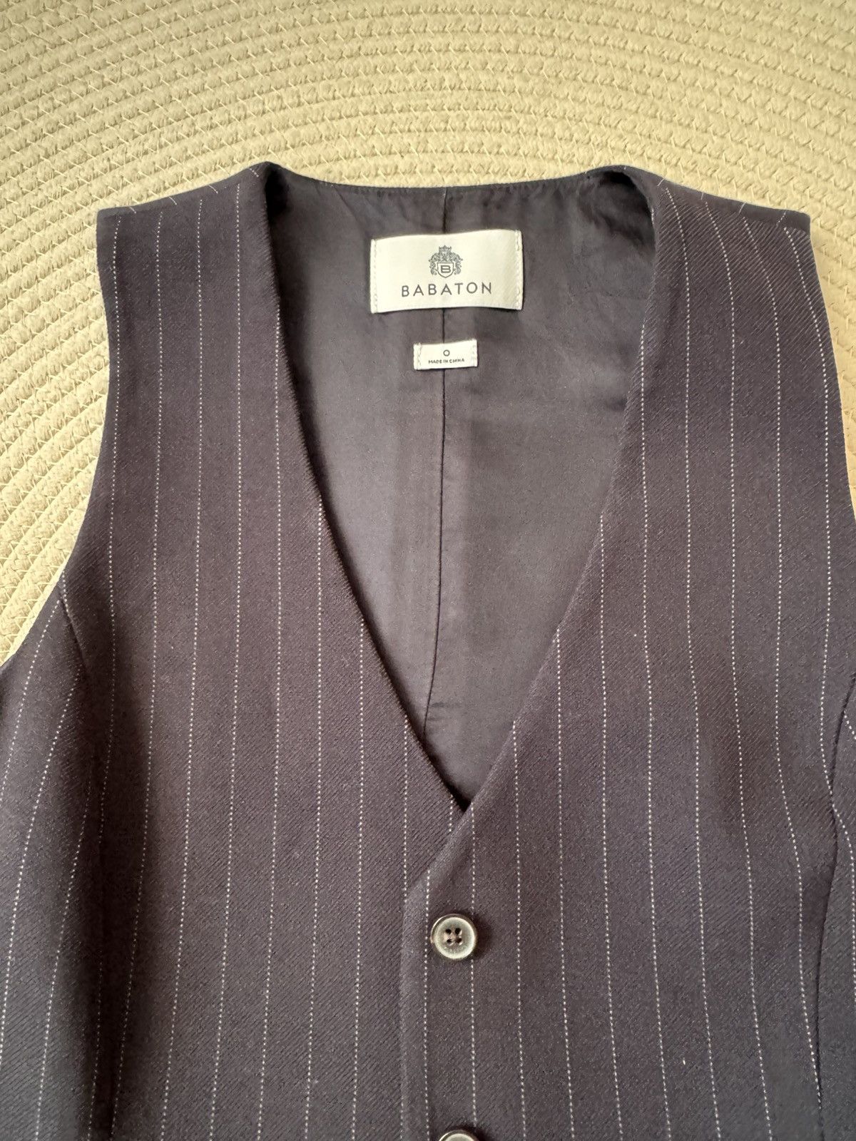 Aritzia aritzia deniro vest navy stripe size 0 Size XS / US 0-2 / IT 36-38 - 2 Thumbnail