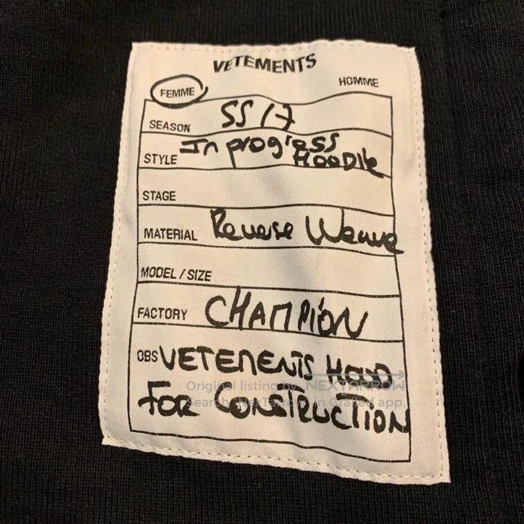 Vetements Vetements Black Hole Hoodie Size US XS / EU 42 / 0 - 2 Thumbnail