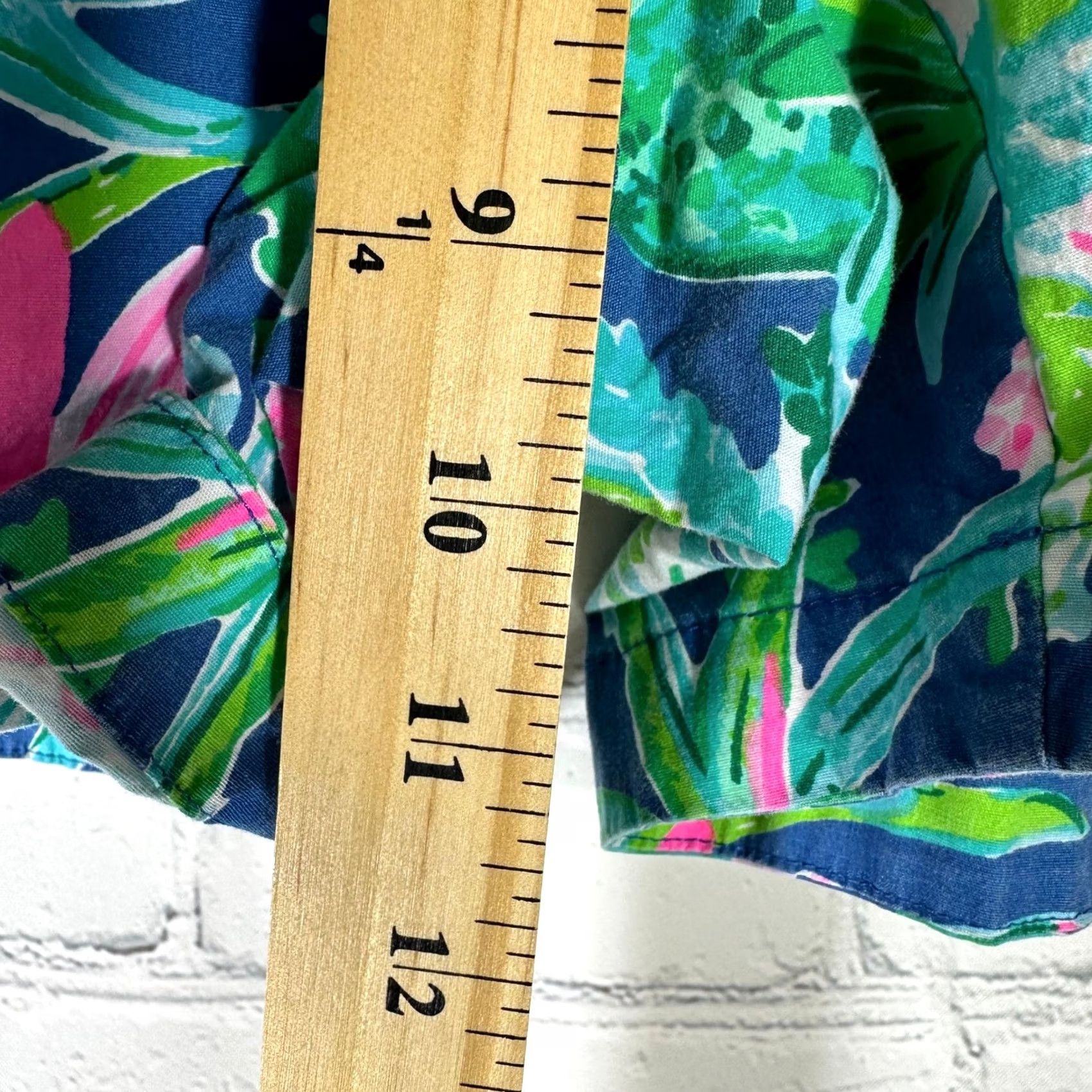 Lilly Pulitzer Lilly Pulitzer Callahan Shorts Womens S Multicolor Floral Tropical Beach 90s? Size 29" - 4 Thumbnail