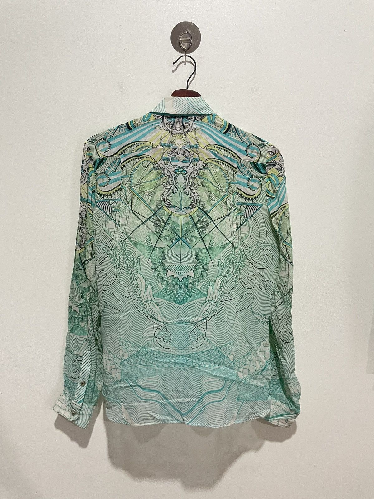 Roberto Cavalli Roberto Cavalli Silk Full Printed Blouses Size S / US 4 / IT 40 - 2 Thumbnail