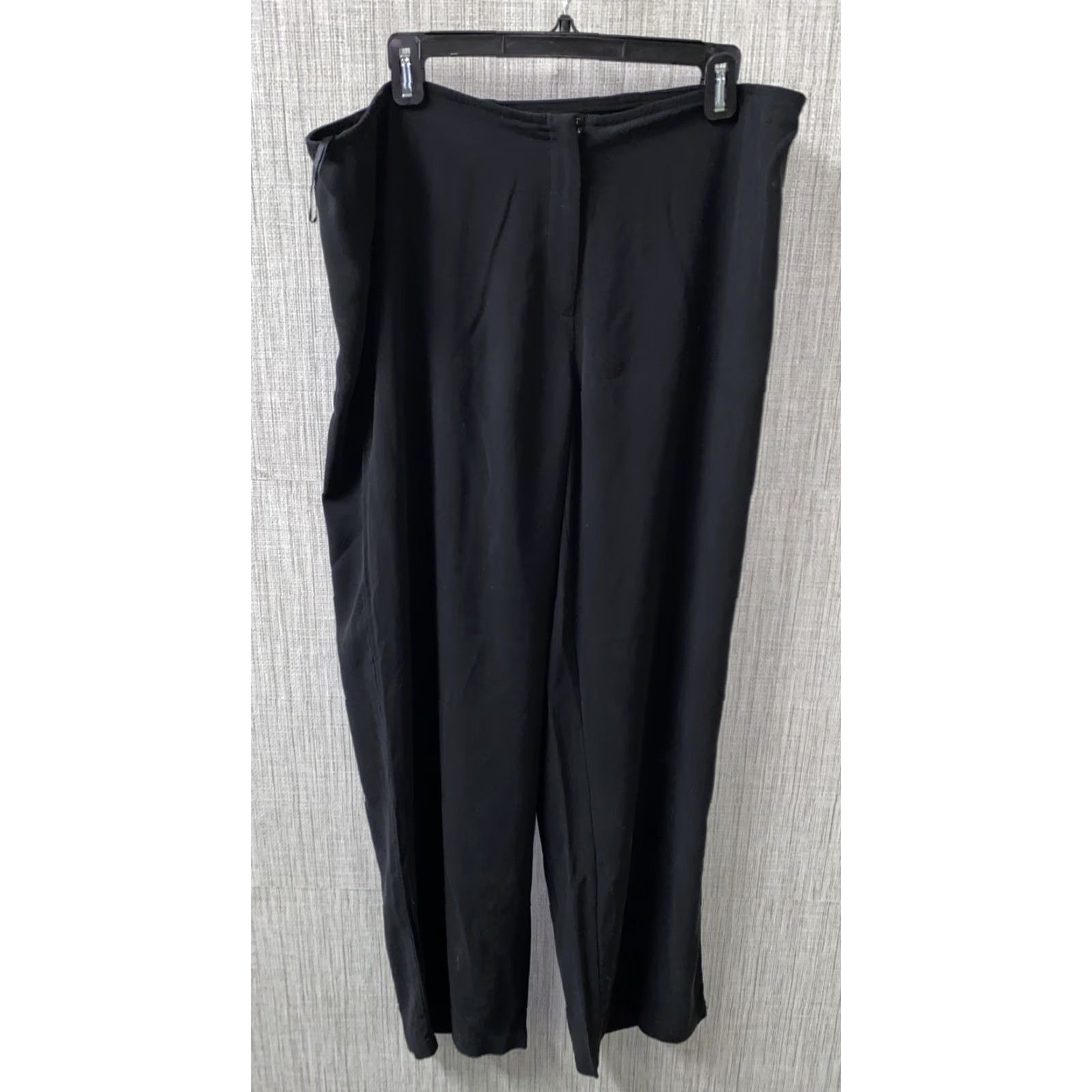 Eileen Fisher Eileen Fisher Pants Women Black Soft Casual Size 36 X 32 Regular Inseam 32 Vintage No Size 25" / US 0 / IT 36 - 2 Thumbnail