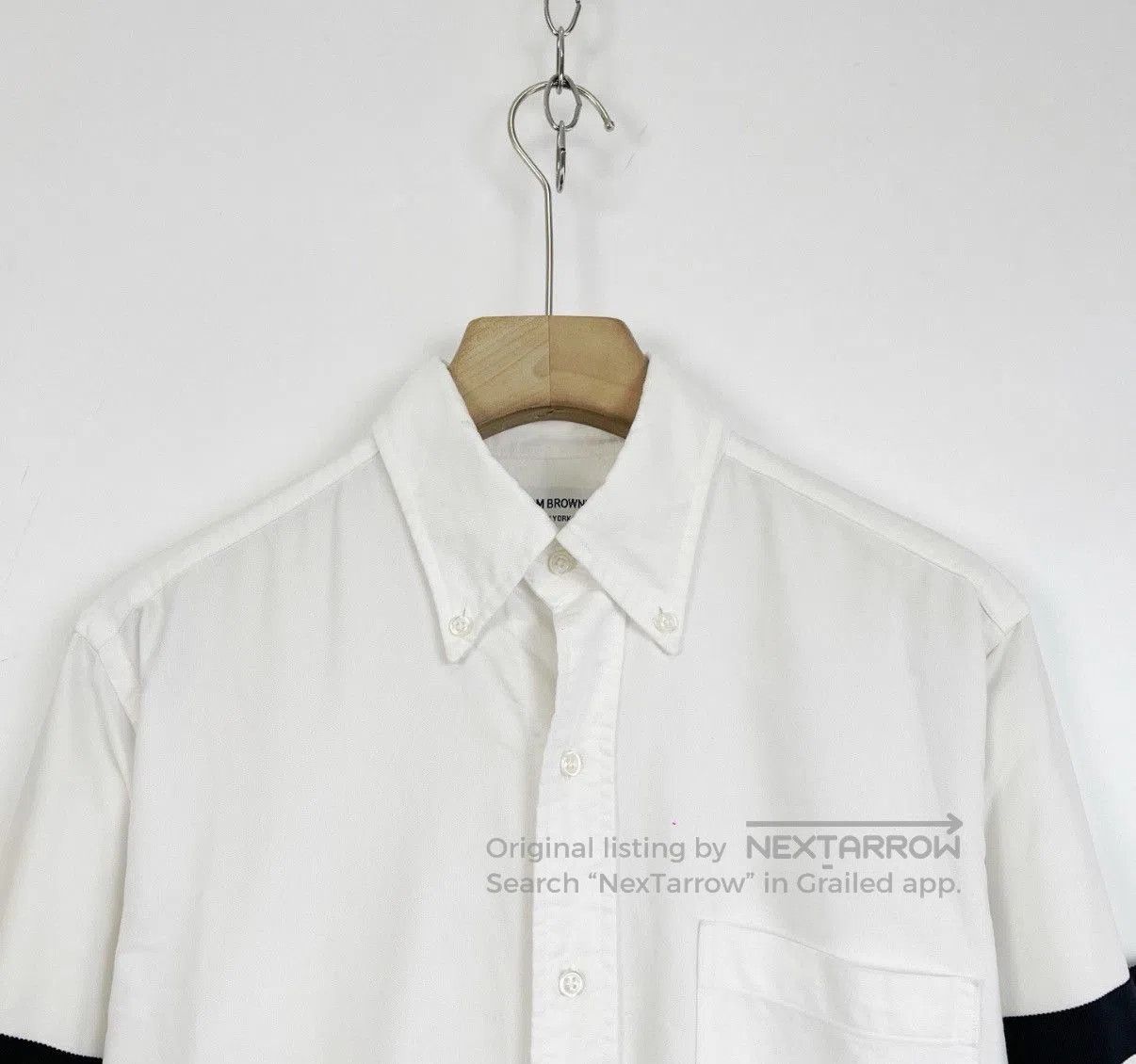 Thom Browne White Long Sleeve Button-Up Shirt. Size US L / EU 52-54 / 3 - 3 Thumbnail