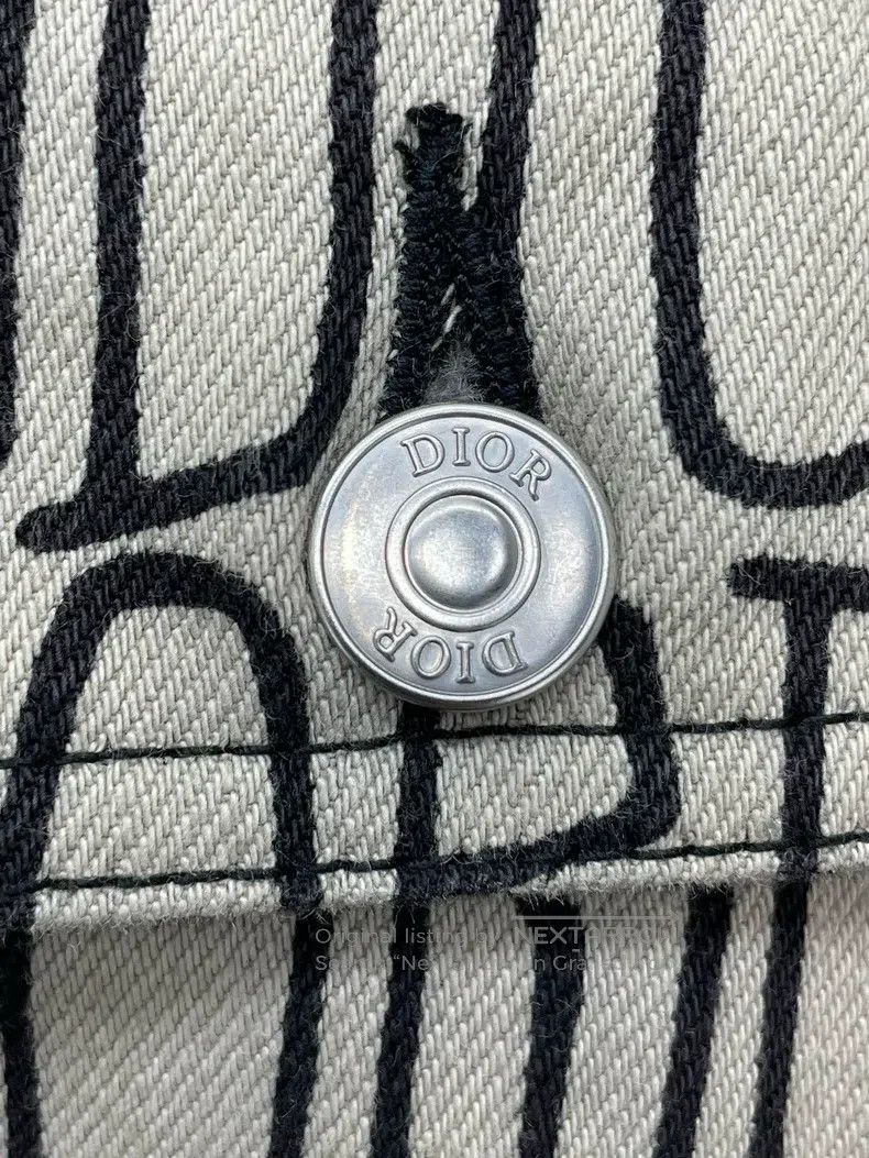 Dior Dior Letter denim jacket Size US S / EU 44-46 / 1 - 3 Thumbnail