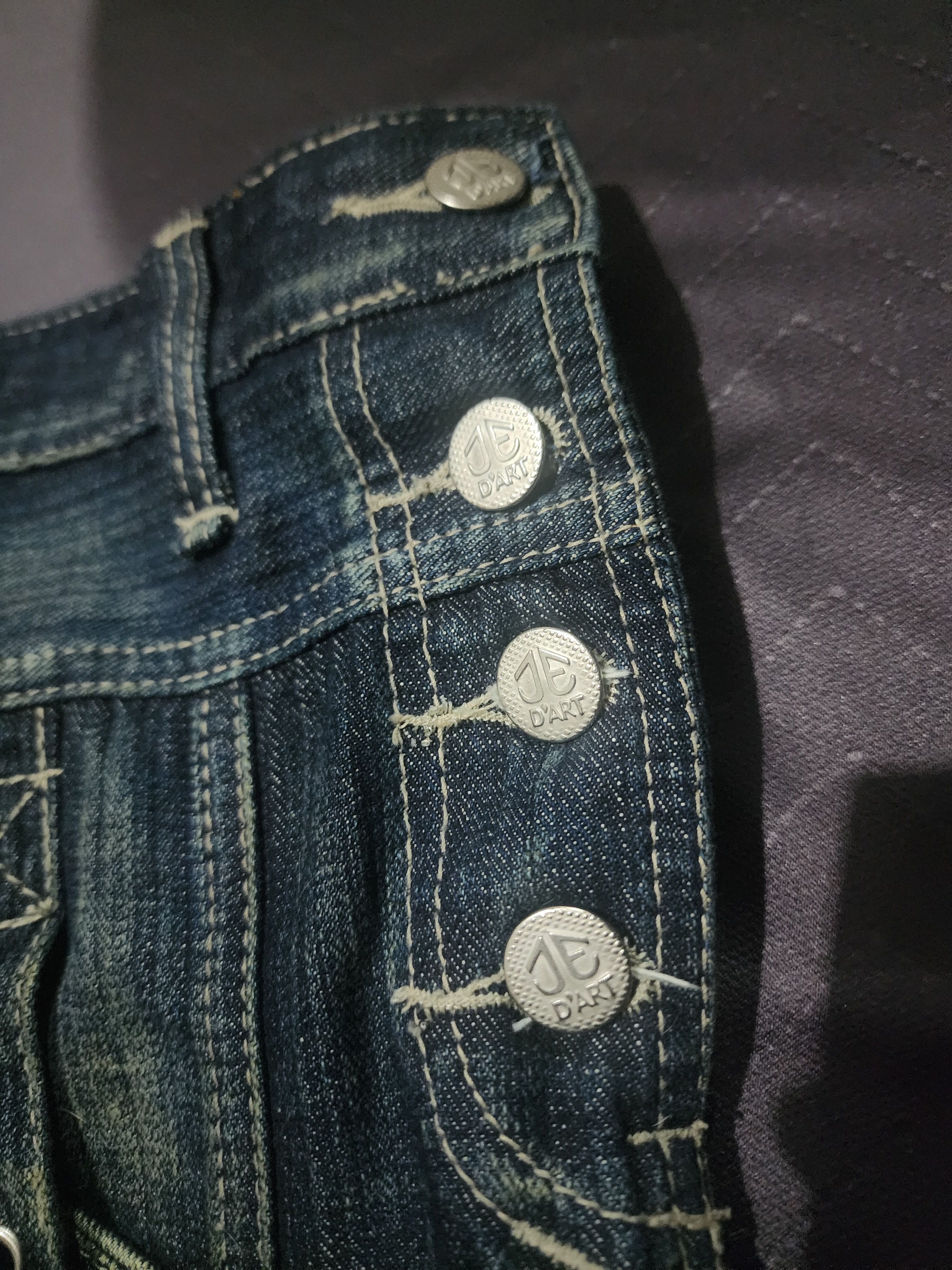 Japanese Brand × Vintage Jeans De Art Size US 30 / EU 46 - 3 Thumbnail