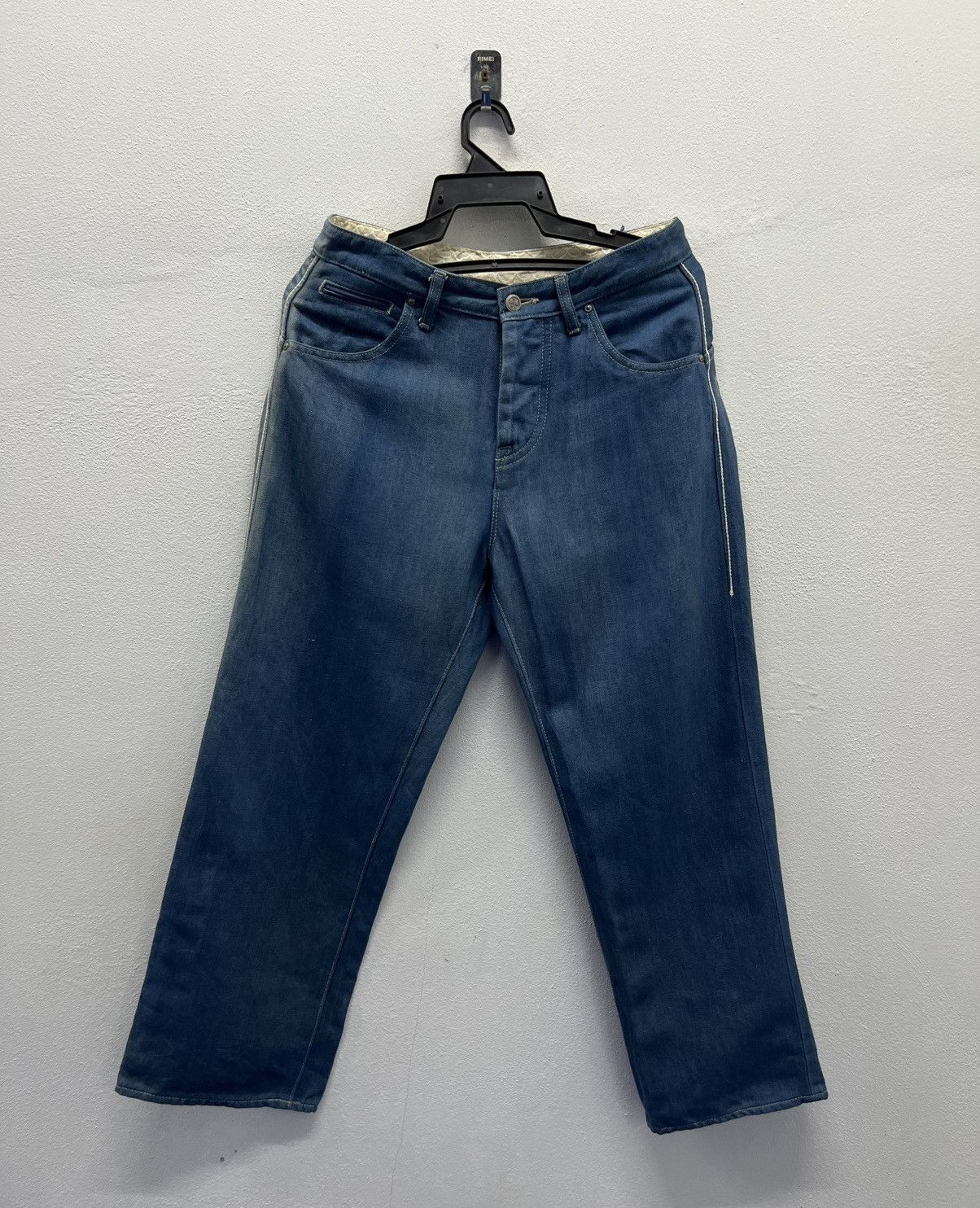 Japanese Brand × Vintage × mina perhonen VINTAGE MINA PERHONEN MADE IN JAPAN DENIM PANTS Size US 30 / EU 46 - 1 Thumbnail