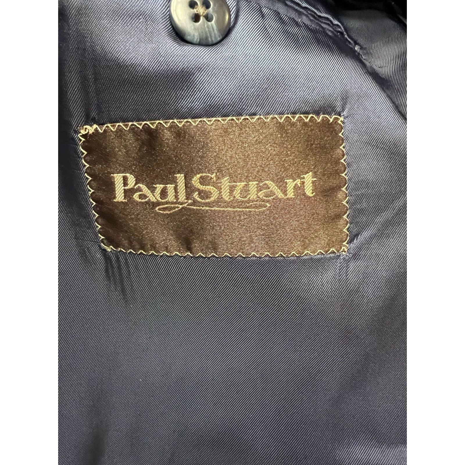 Paul Stuart Paul Stuart Men's Sapphire Blue Blazer 42R $1,395 Size 42R - 7 Thumbnail