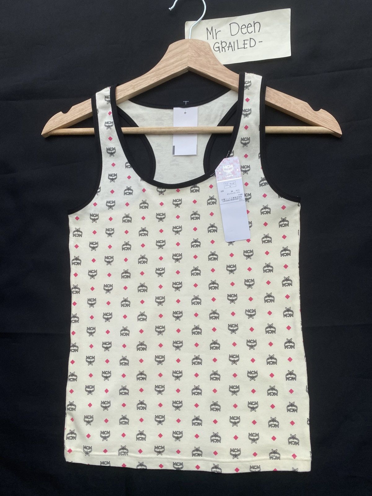 MCM Rare MCM Logos Sleeveless Top Size M / US 6-8 / IT 42-44 - 4 Thumbnail