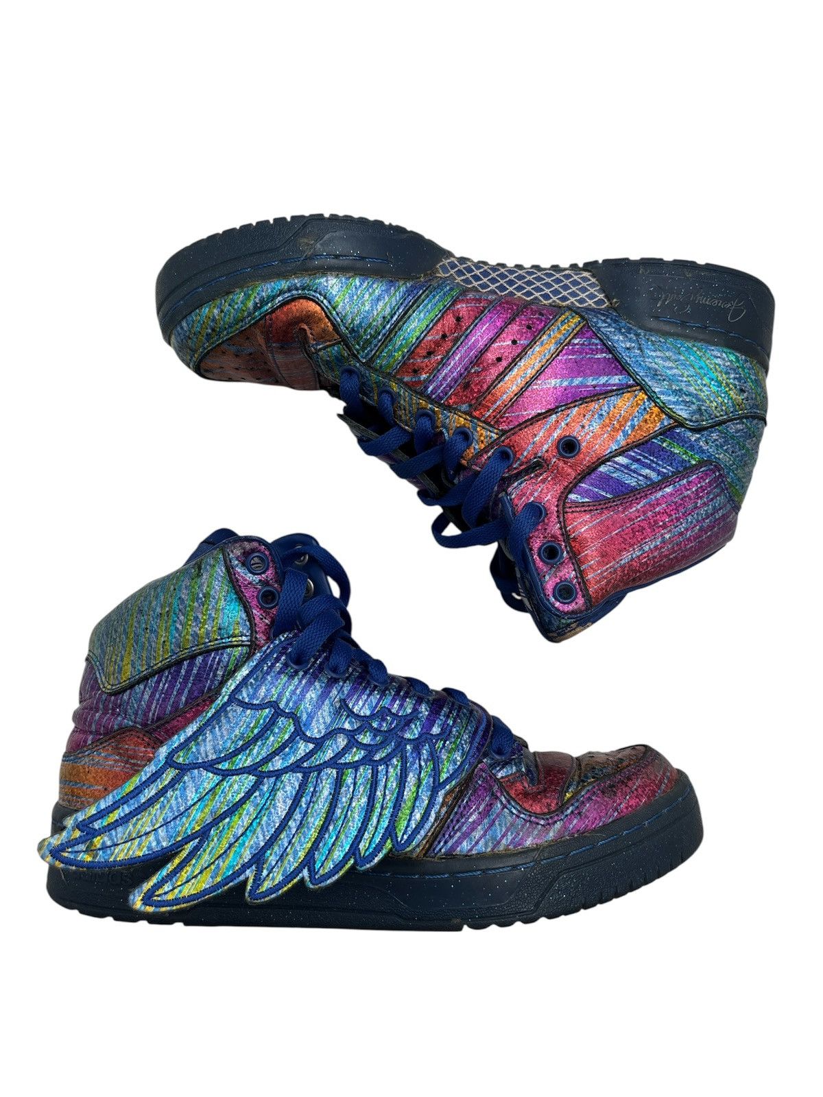 Adidas × Jeremy Scott JS Wings Rainbow Foil Size US 7 / EU 40 - 3 Thumbnail