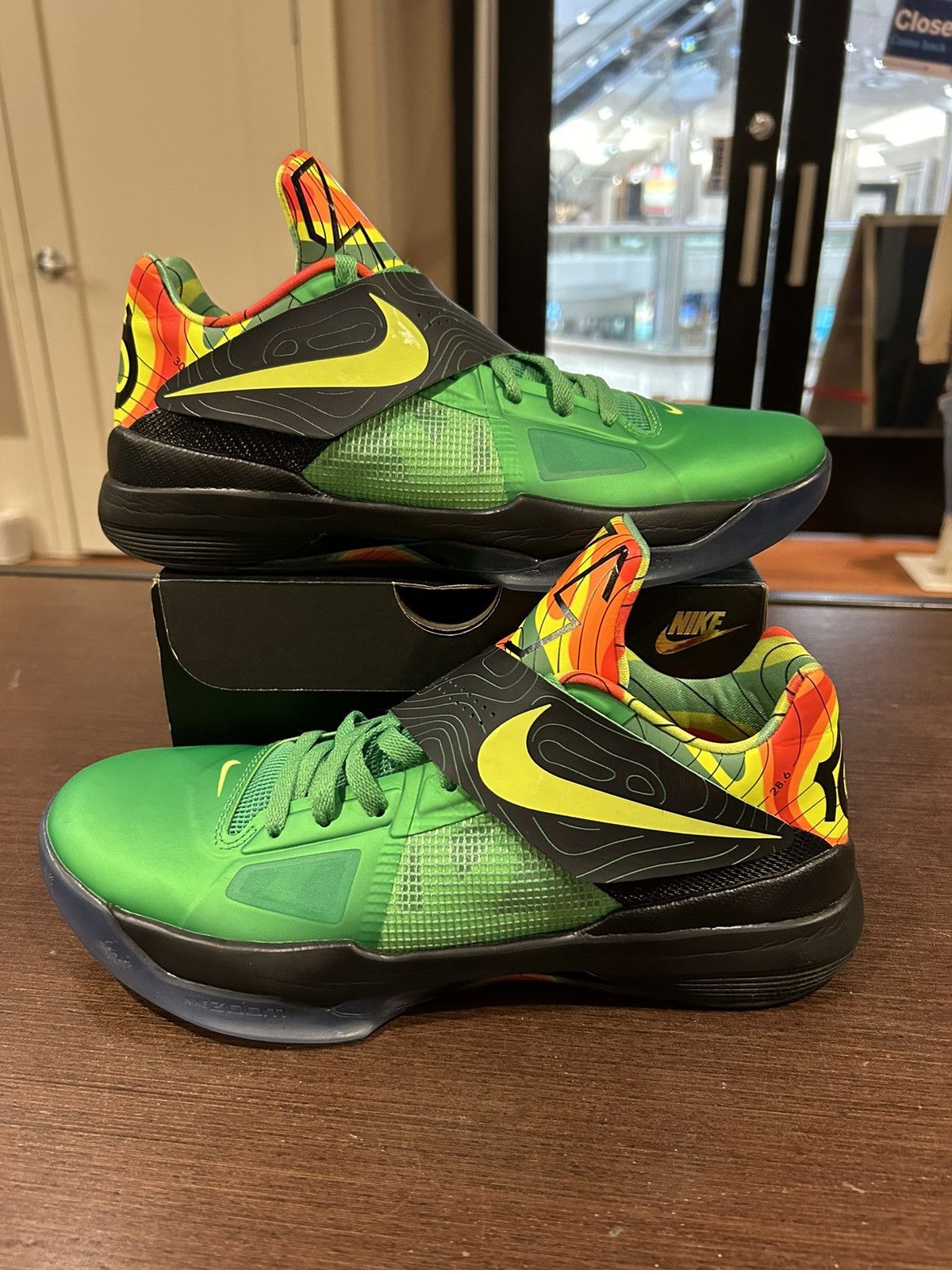 Nike kd 4 weatherman best sale