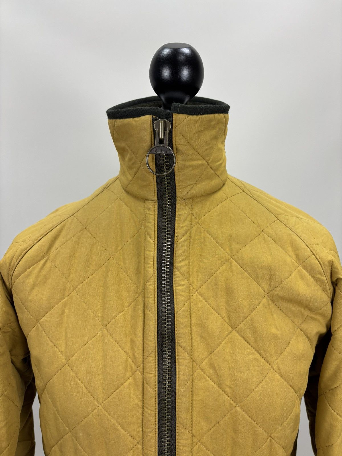 Barbour Mens jacket Barbour Duracotton Quilted Size S Color Yellow Size US S / EU 44-46 / 1 - 4 Thumbnail