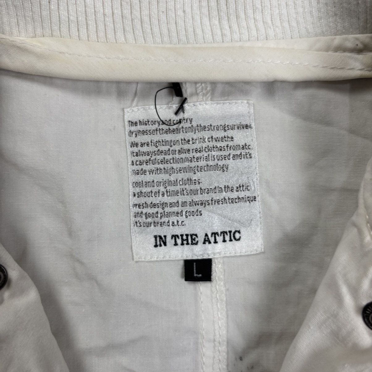 BUFFALO BOBS 2000s In The Attic - Apocalypse Style White Cargo Jacket Size US M / EU 48-50 / 2 - 10 Thumbnail