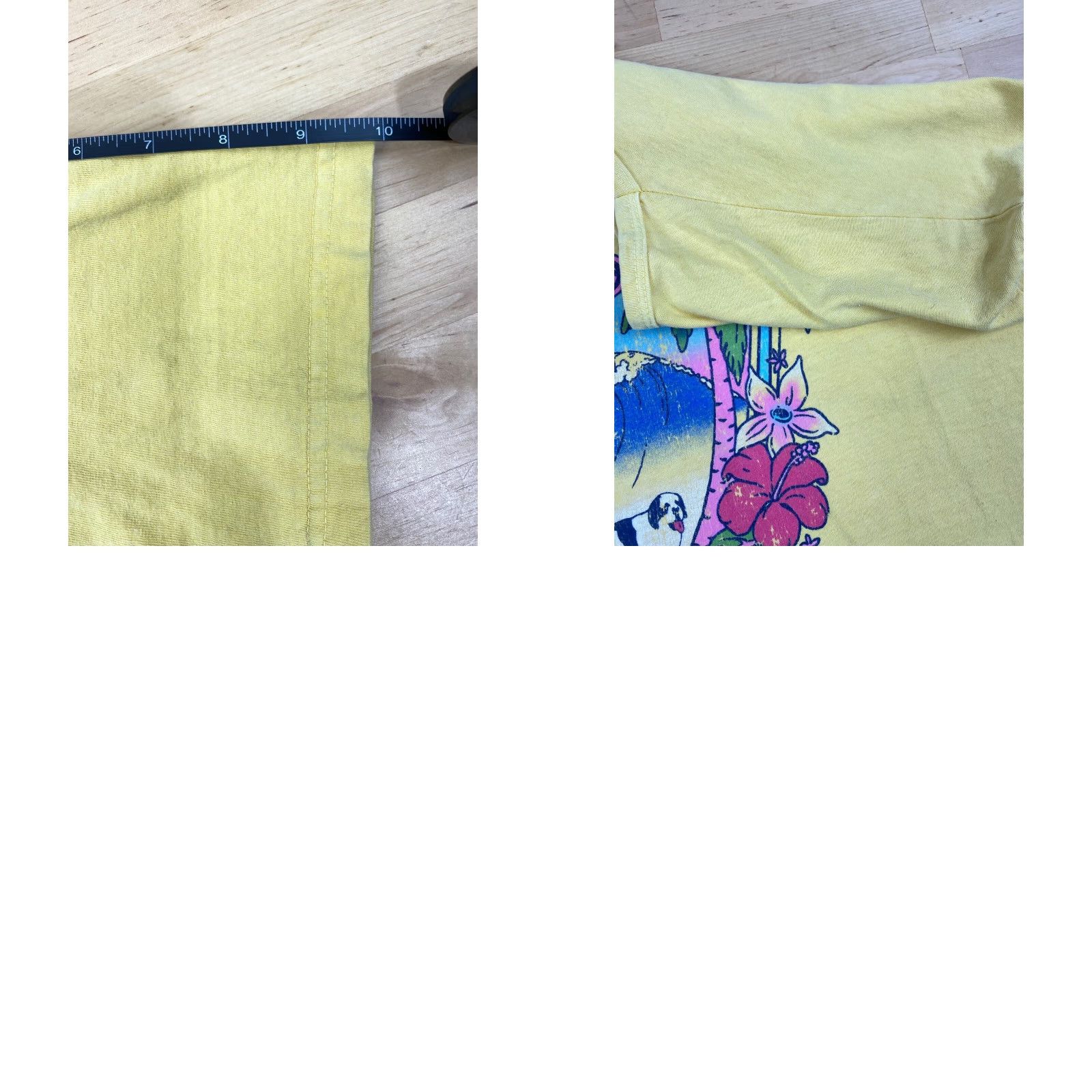Big Dogs Big Dogs T-Shirt Mens XL Crew Neck Short Sleeve Yellow Beach Dog Hawaiian Solid Knit 100% Cotton Size US XL / EU 56 / 4 - 8 Thumbnail