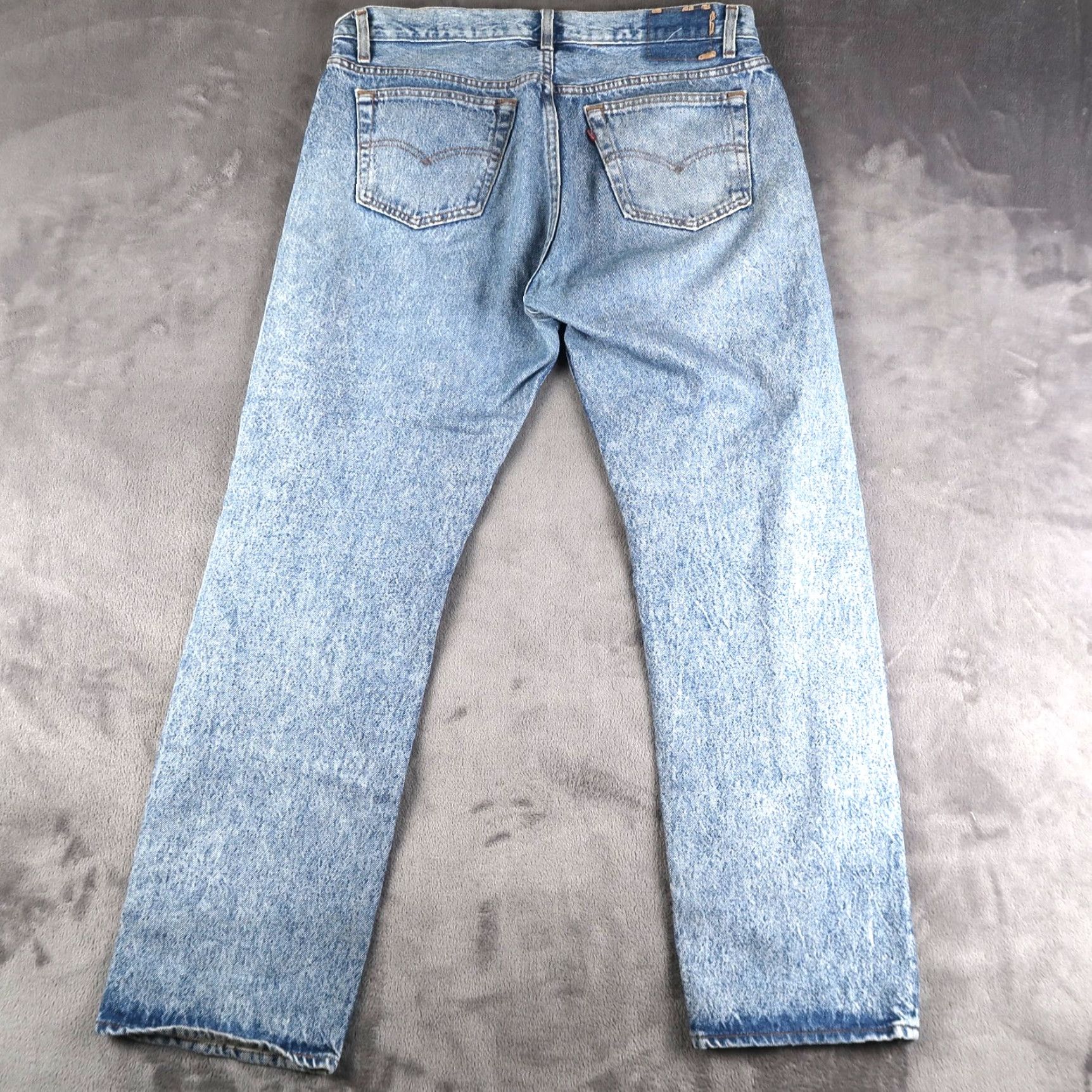 Levi's VINTAGE Levi's 501 Jeans Denim Blue 36x30 Mens USA Straight 90s 5-Pocket Design Size US 36 / EU 52 - 2 Thumbnail