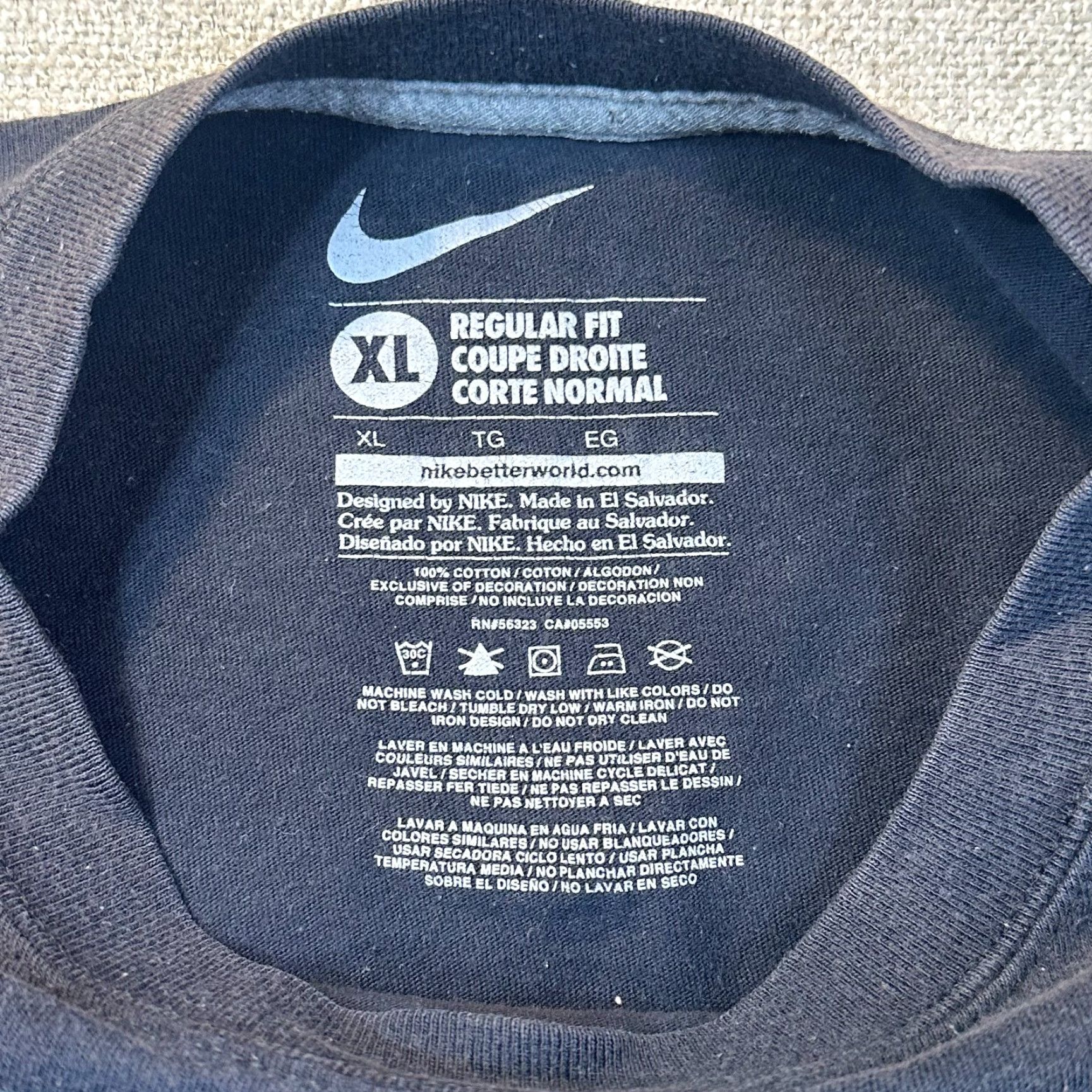 Nike Nike Men's XL Air Steezy Splash Box Logo Cotton Tee Regular Fit T-Shirt Multicolor Graf ic Print Logo Swoosh Steezy 90s? Size US XL / EU 56 / 4 - 4 Thumbnail