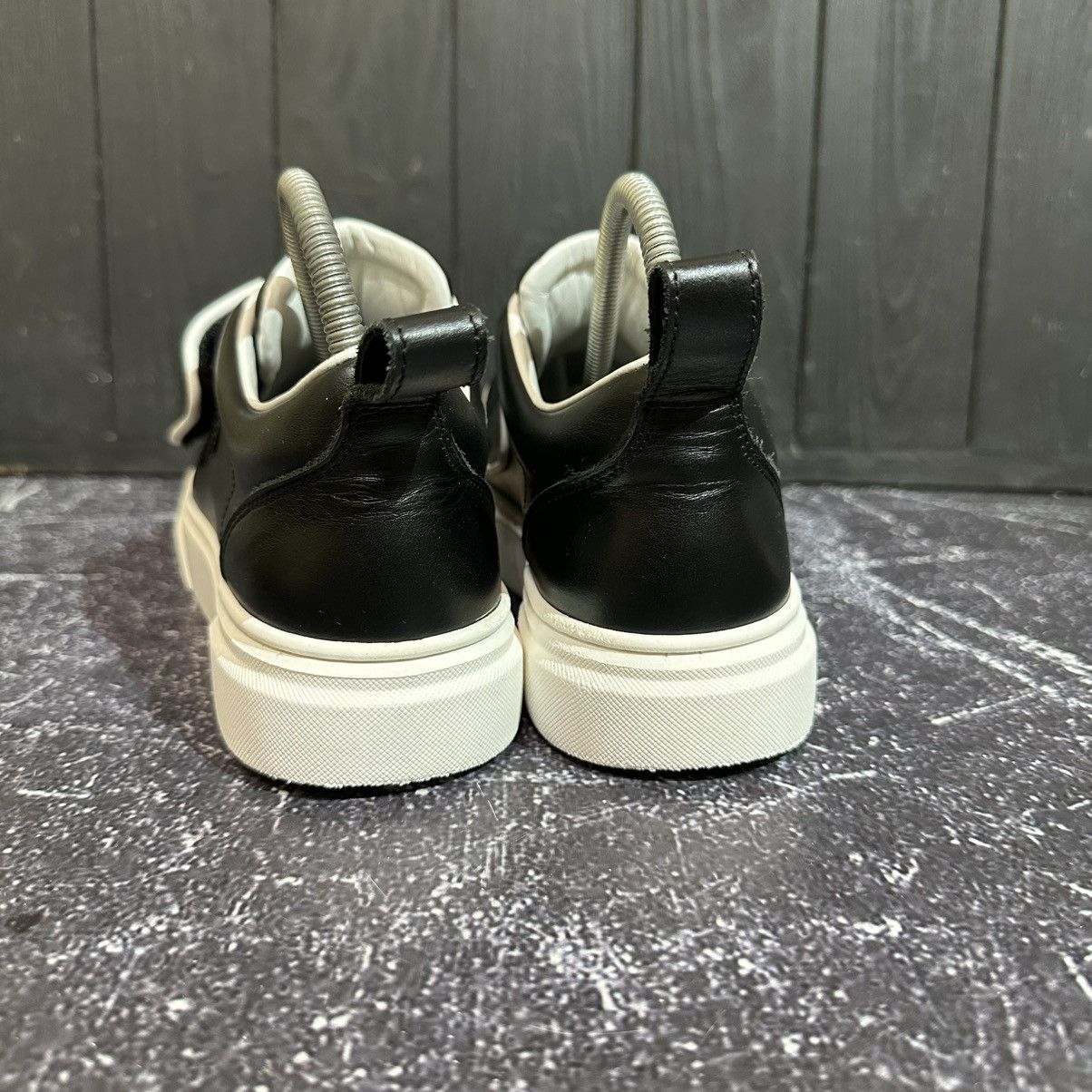 N21 N21 KIDS - Black Leather Sneakers Size 35 Size US 5 / IT 35 - 8 Thumbnail