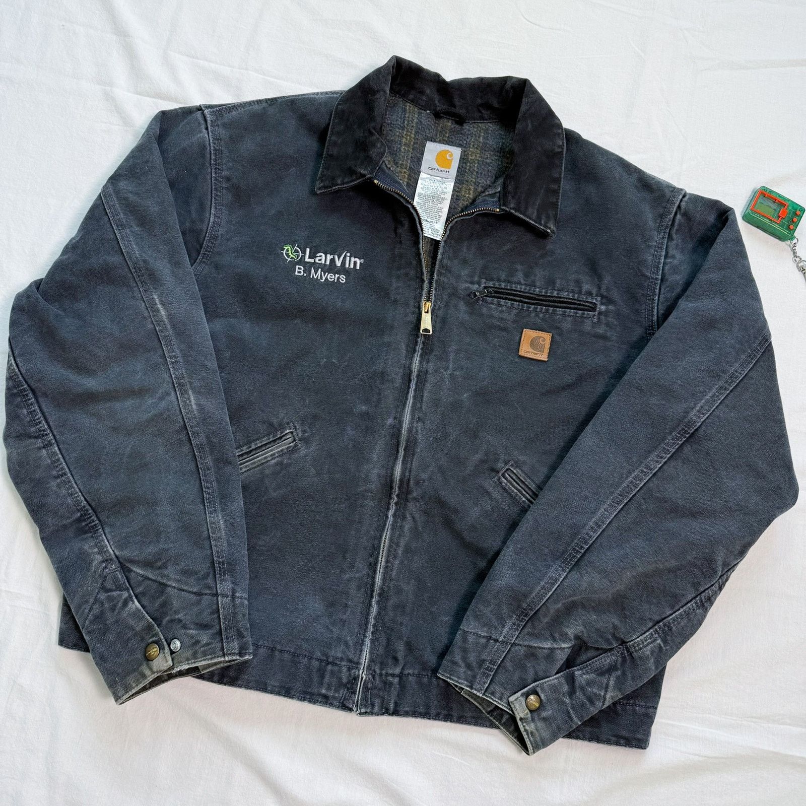 Carhartt Detroit Jacket USA製 J97PTL XXL Carhartt J97 MTL Gray