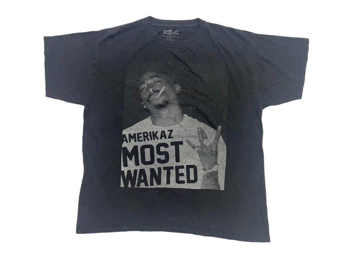 Band Tees × Vintage Sun Faded Raper T.Shirt Tupac Size US L / EU 52-54 / 3 - 1 Thumbnail