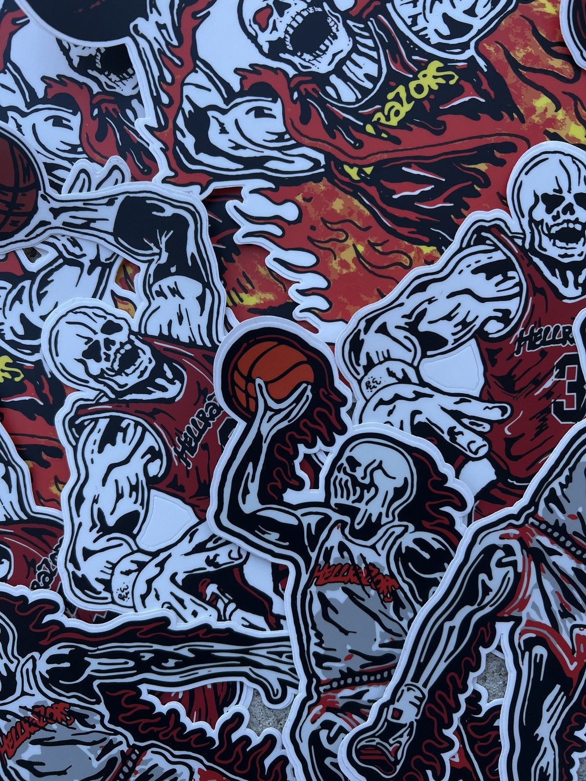 Warren Lotas 2024 Warren Lotas WLBA “The Hellrazors” 3 Stickers Bundle Size ONE SIZE - 1 Thumbnail