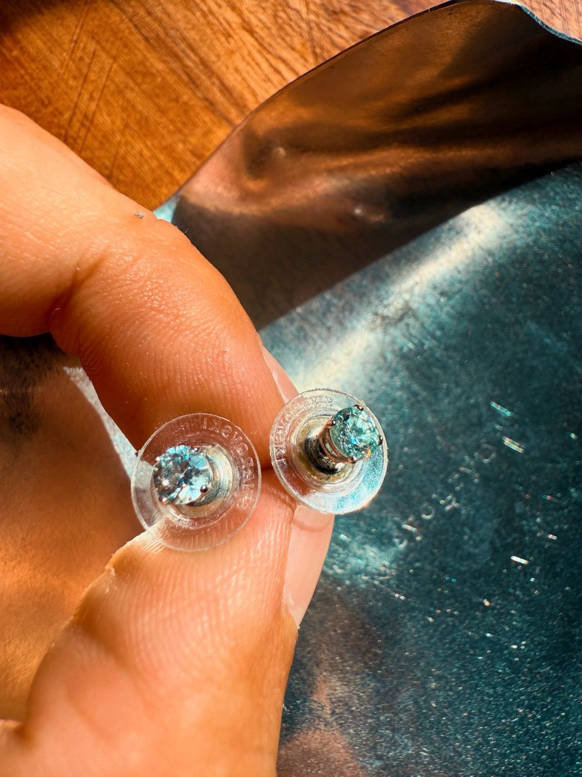 Other Classic Sterling Silver Stud Earrings – Sparkling Size ONE SIZE - 4 Thumbnail
