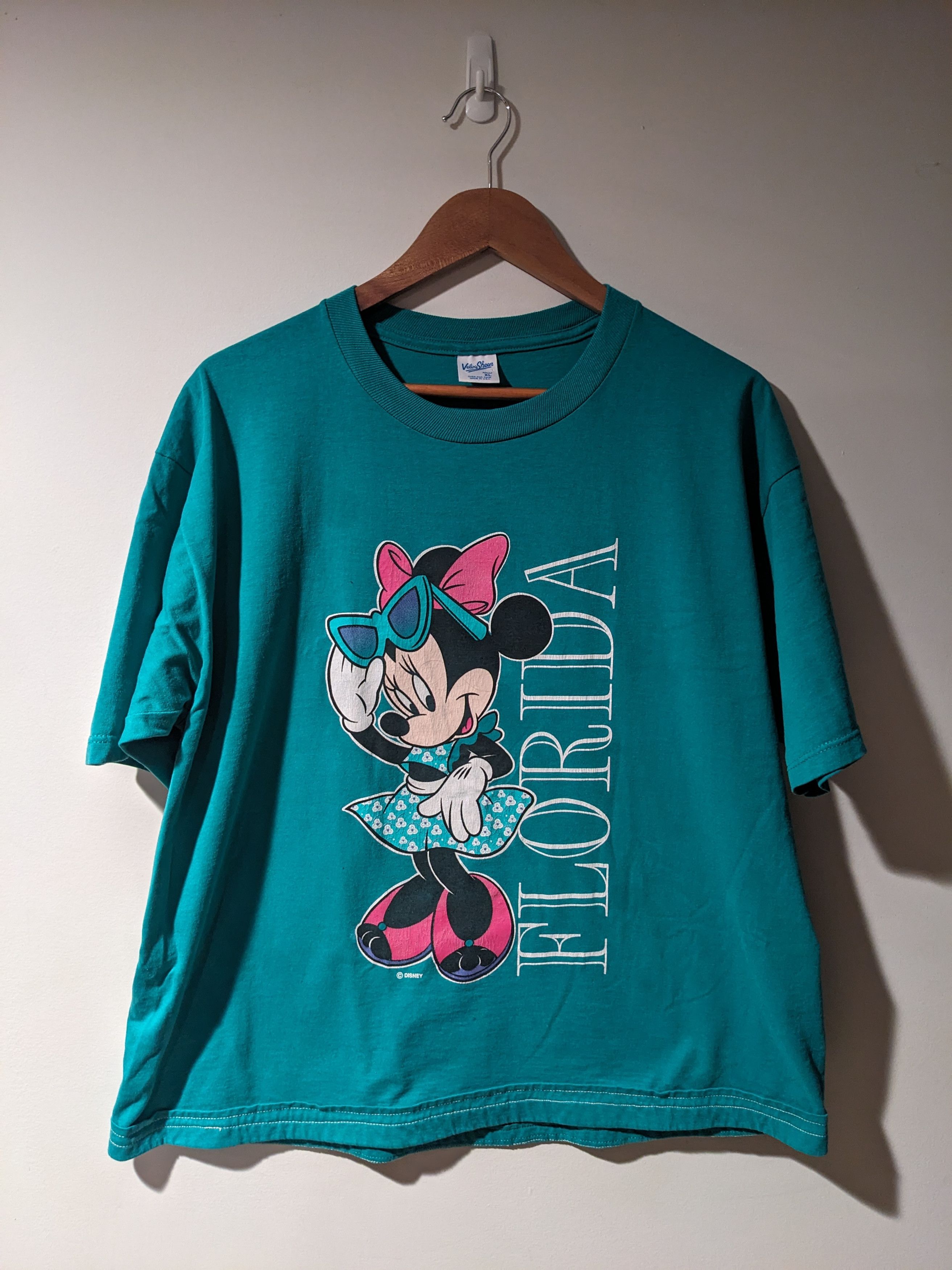 Disney × Vintage Vintage 80s Minnie Mouse Florida Disney World T-Shirt Size US XL / EU 56 / 4 - 1 Thumbnail