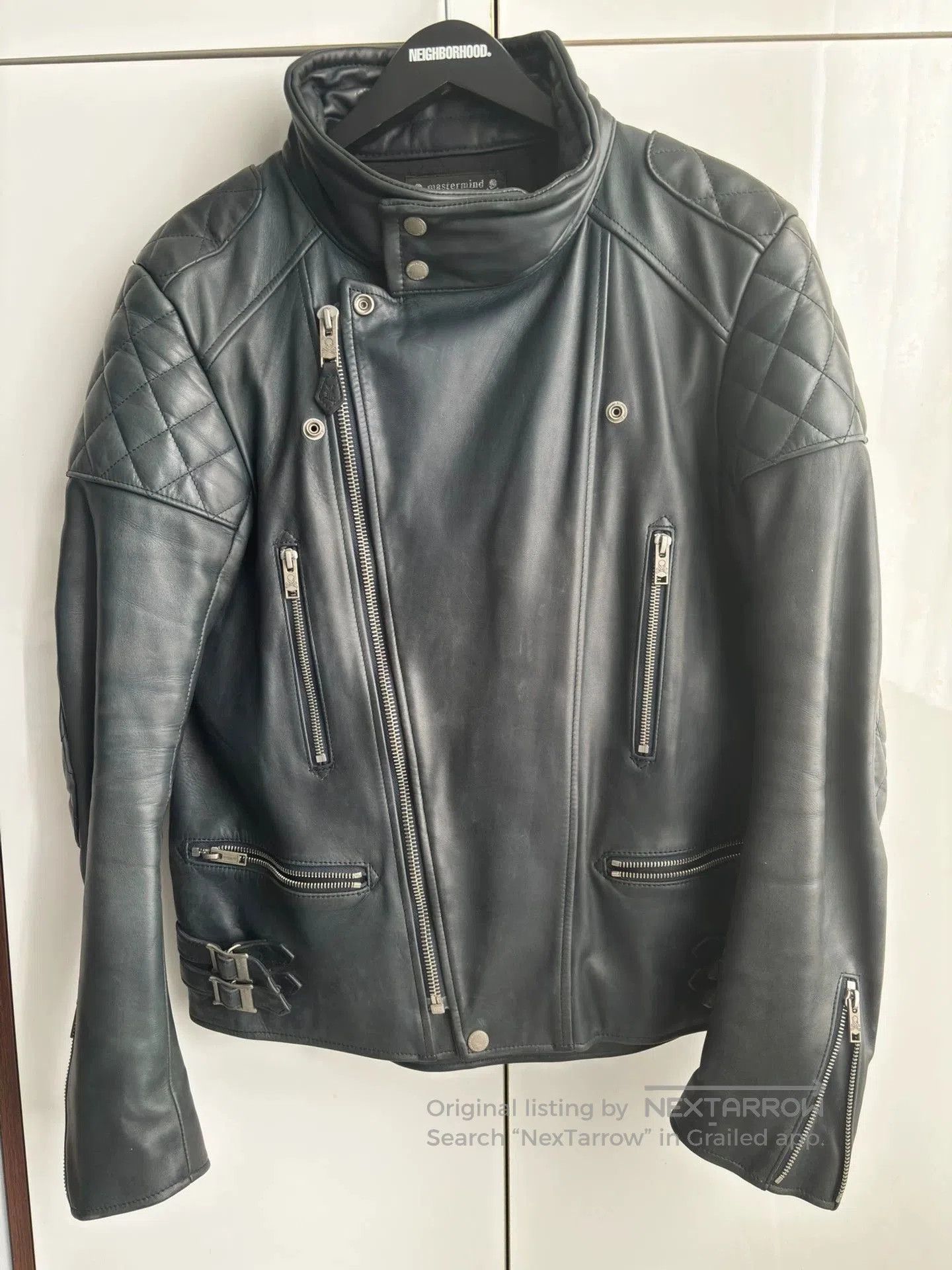 Neighborhood NEIGHBORHOOD x MMJ Leather Jacket. Size US L / EU 52-54 / 3 - 1 Thumbnail