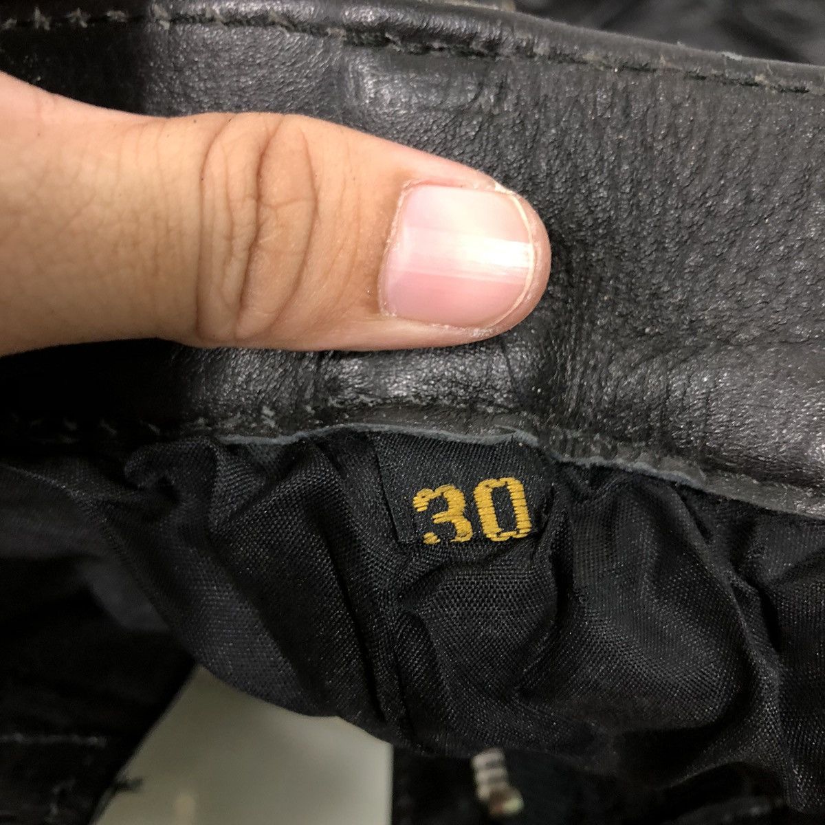 Toyo Enterprises ☄️True Vintage 1940 Leather Pants Military Army Work Size US 28 / EU 44 - 11 Thumbnail