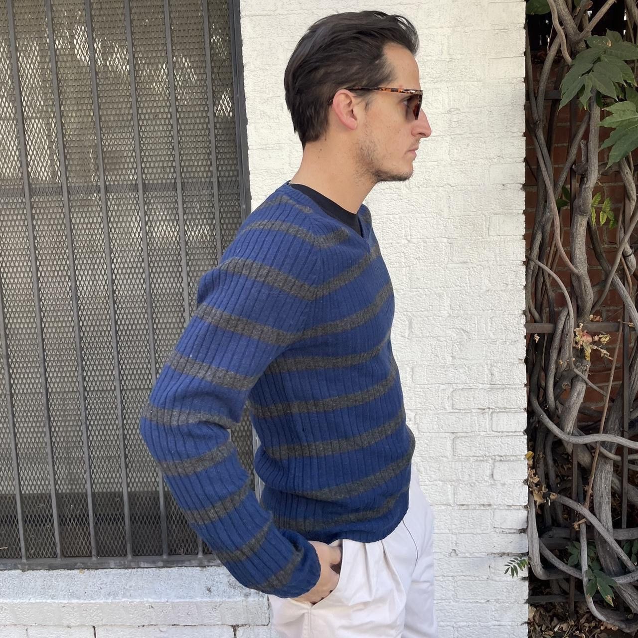 Club Monaco × Polo Ralph Lauren × Tommy Hilfiger club monaco navy blue men's wool sweater size small Size US S / EU 44-46 / 1 - 2 Thumbnail