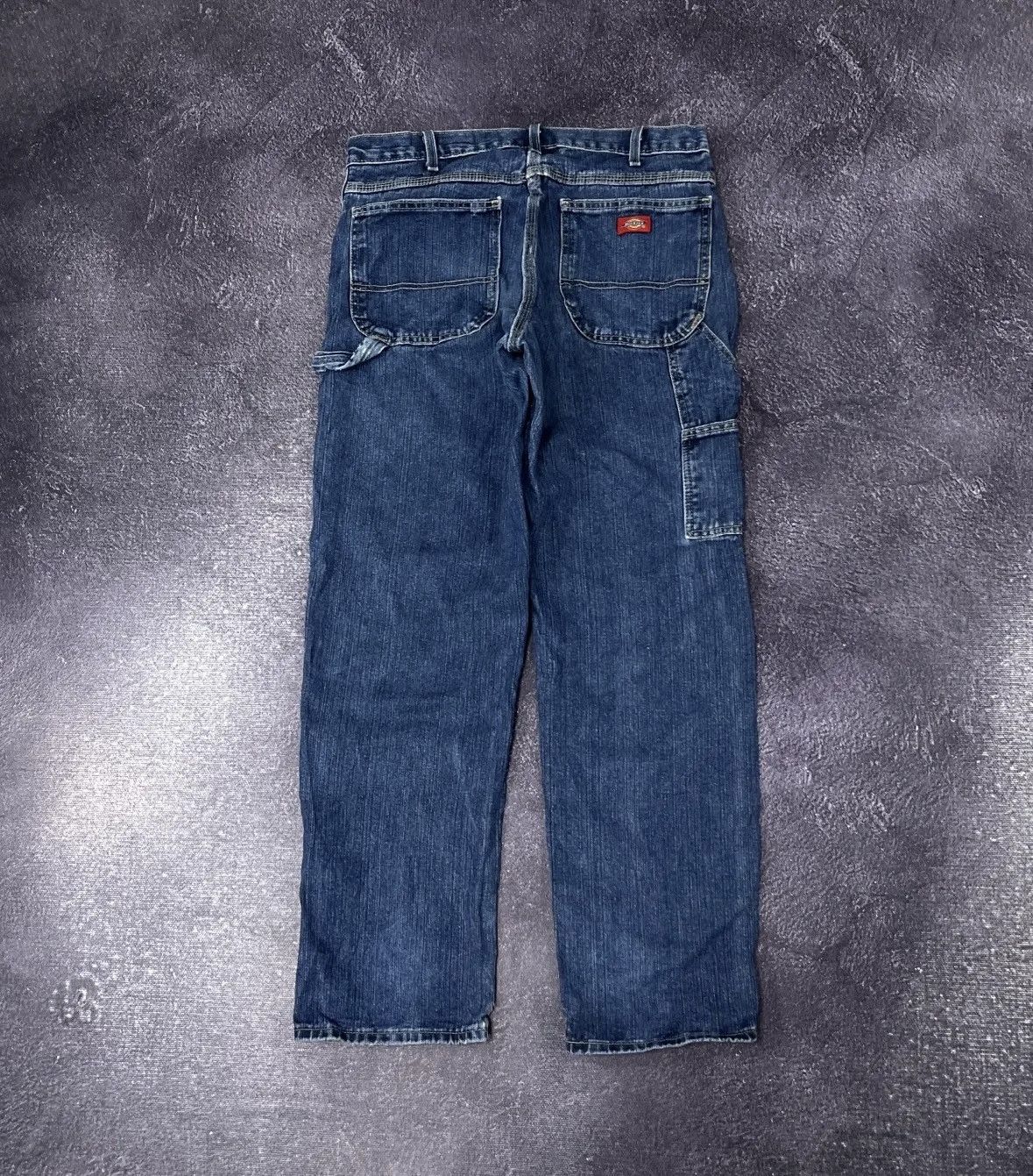 Dickies × Vintage Vintage Dickies American Blue Work Denim Baggy Jeans Size US 33 - 1 Thumbnail