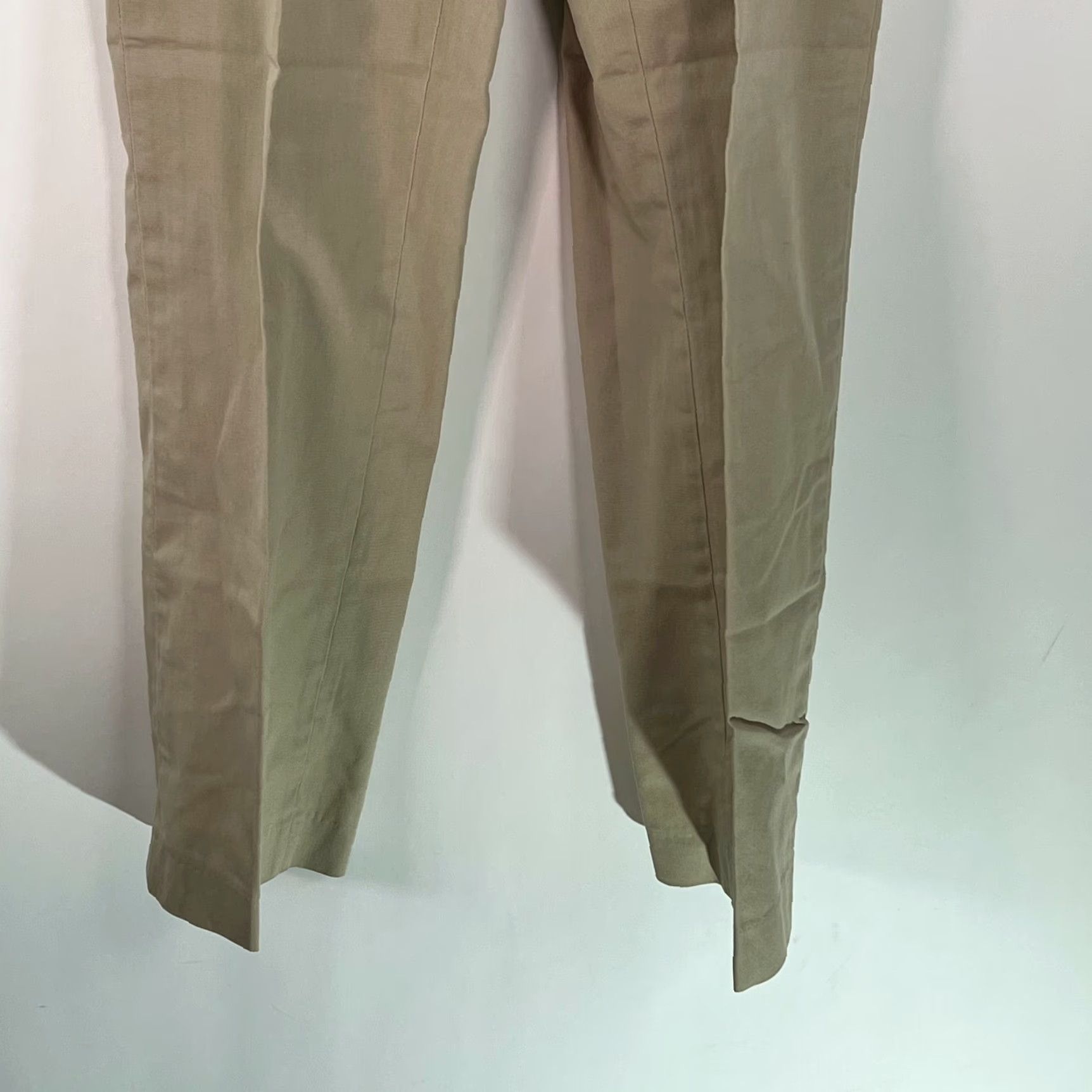 Farah Farah Mens Flat Front Khaki Dress Pants Size 36X33 Beige Regular Size US 36 / EU 52 - 5 Thumbnail