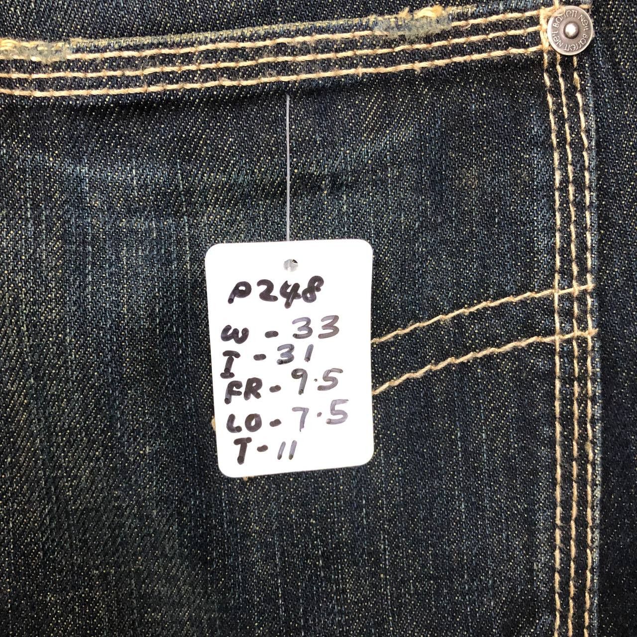 Indigo P248 INDIGO X NEIL BARRETT SKINNY JEANS Size US 33 - 12 Thumbnail