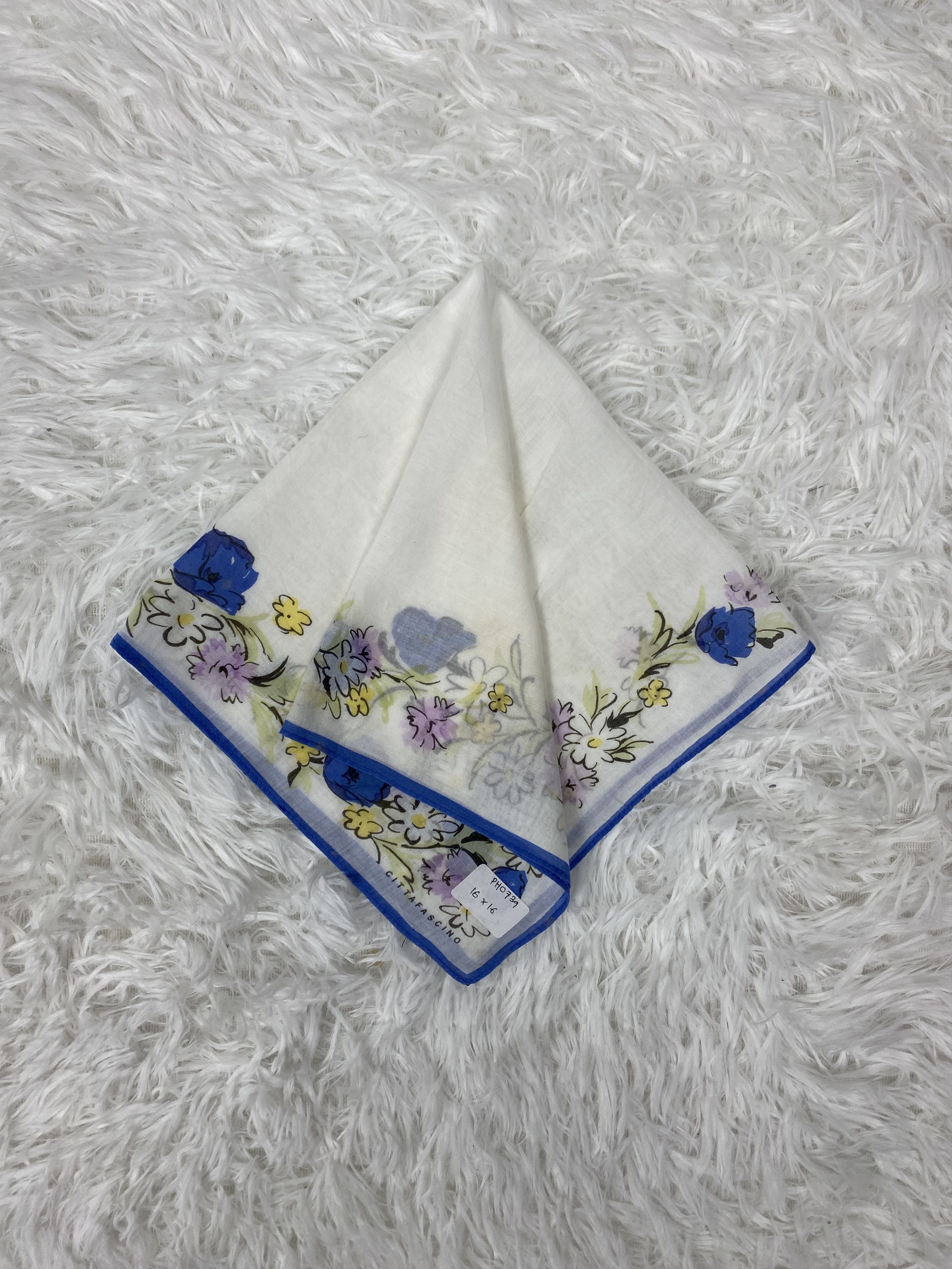 Designer × Vintage Vintage Cittafascino Handkerchief Neckerchief Ph0739 Size ONE SIZE - 1 Thumbnail
