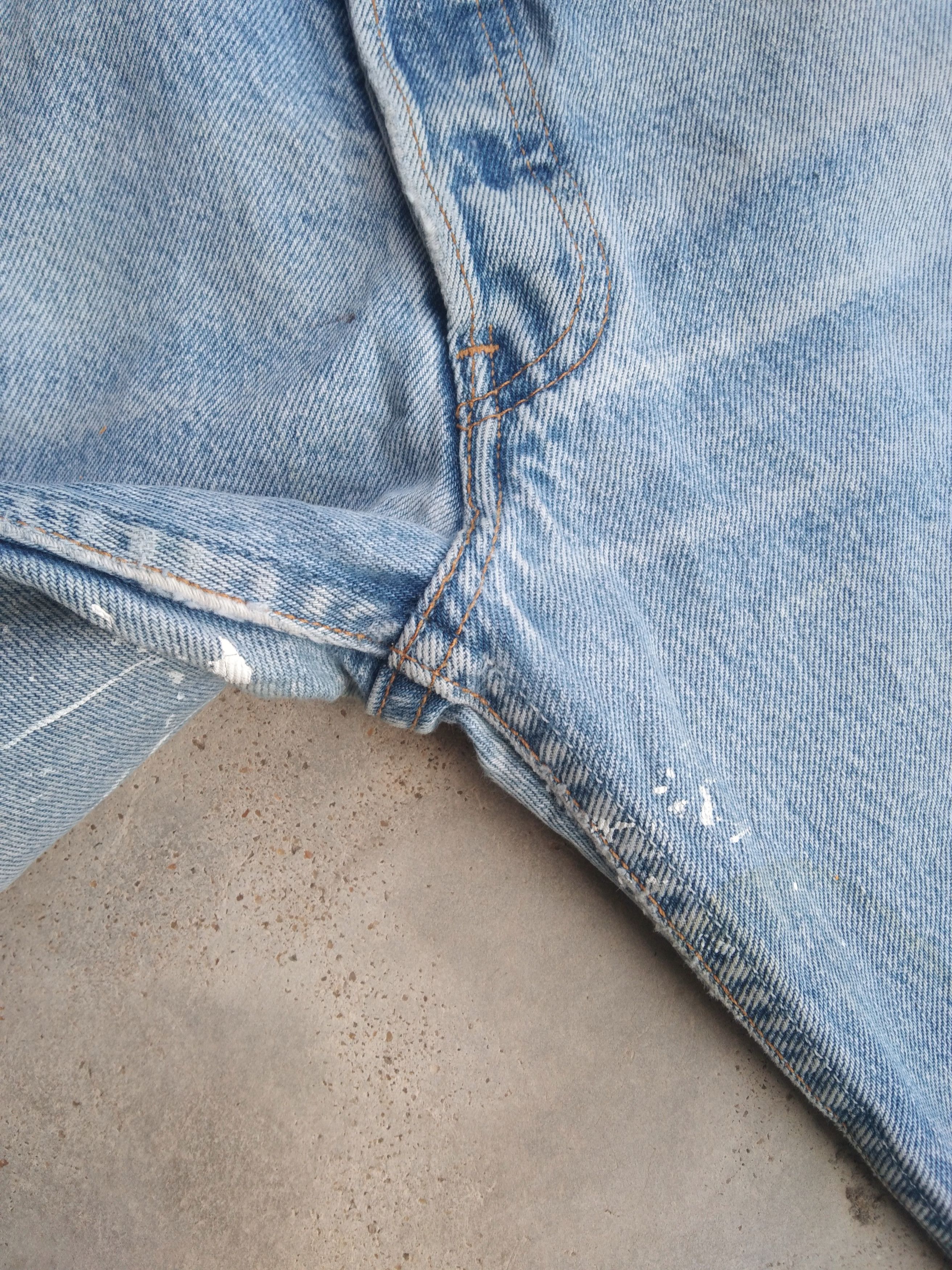 Levi's Vintage Levi's 501 Made In USA Painter Distressed Jeans Size US 34 / EU 50 - 7 Thumbnail