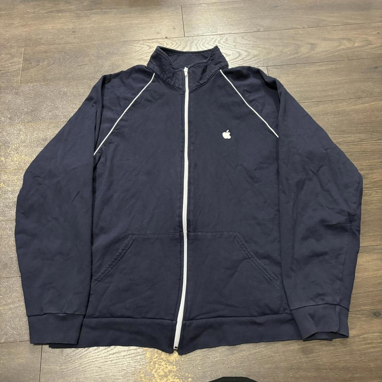 Apple Vintage apple track jacket/zip up sweatshirt 00s M/L Size US L / EU 52-54 / 3 - 2 Thumbnail