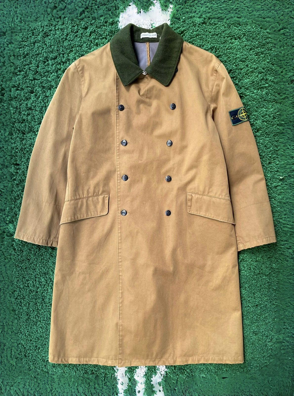 C.P. Company × Massimo Osti × Stone Island Stone Island 1994 Raso Gommato Raincoat sample Size US XL / EU 56 / 4 - 1 Thumbnail