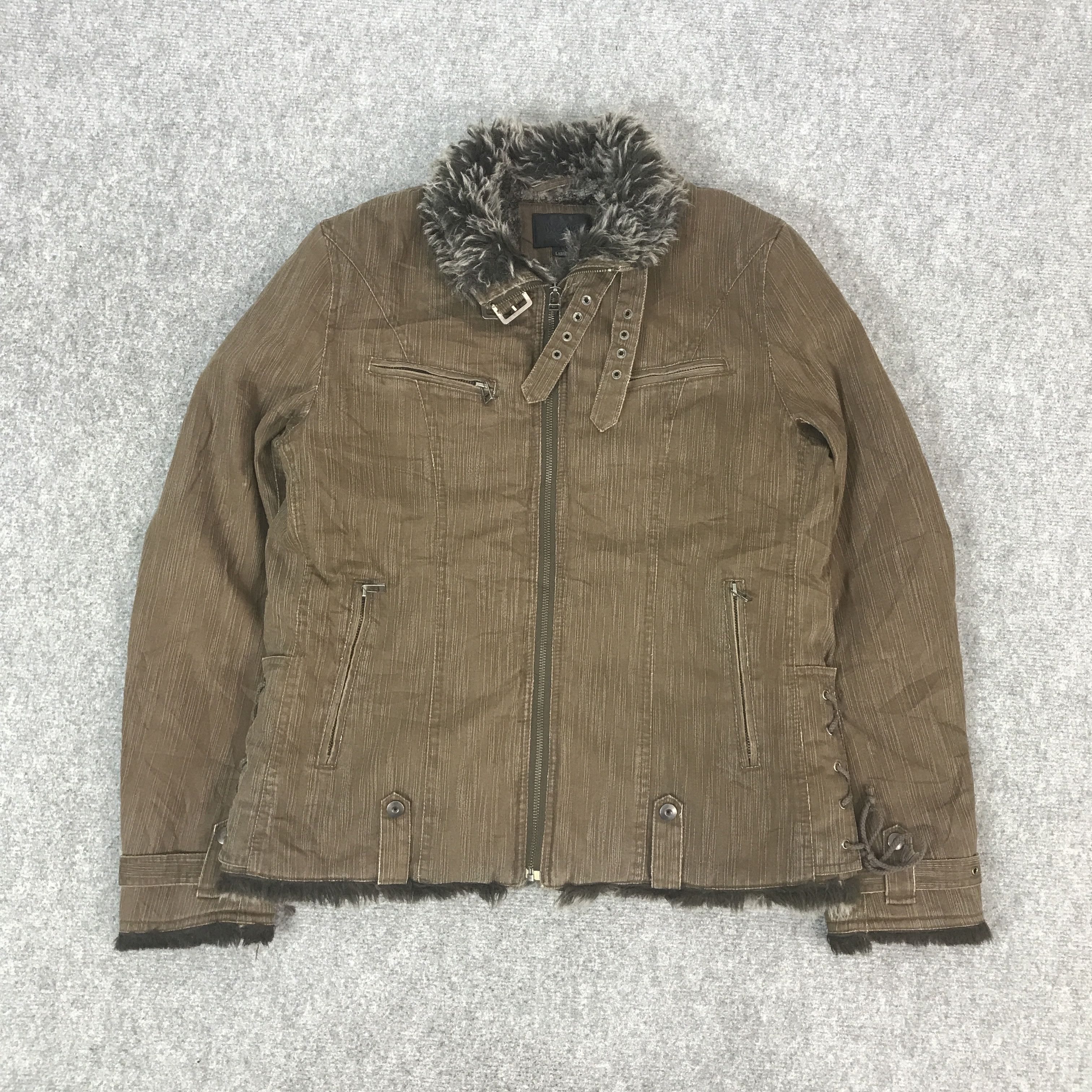 Mossimo MOSSIMO JAPANESE BRAND STYLE FUR JACKET Size US L / EU 52-54 / 3 - 1 Thumbnail