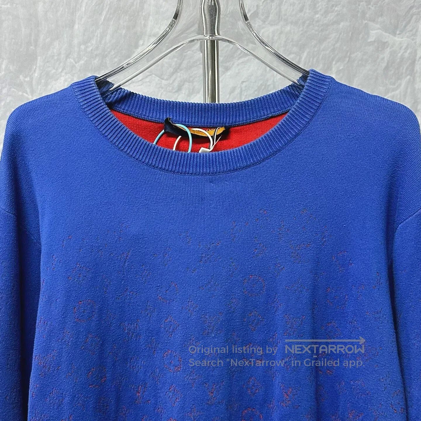 Louis Vuitton louis vuitton blue gradient knit sweater. Size M / US 6-8 / IT 42-44 - 2 Thumbnail