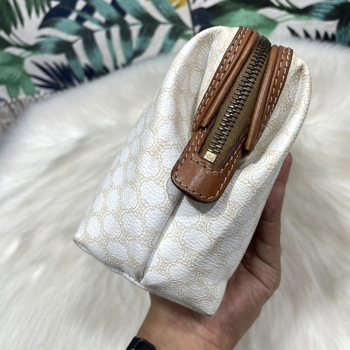 Celine Authentic Vtg. CELINE Macadam Clutch Bag Size ONE SIZE - 9 Thumbnail