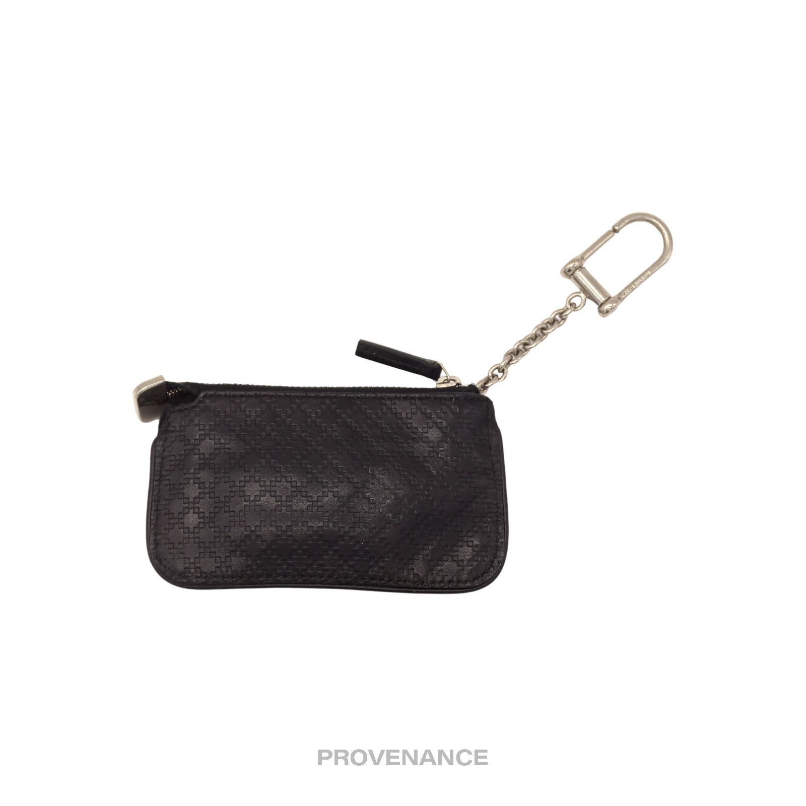 Gucci 🔴 Gucci Key Pouch Cles - Black Diamante Leather Size ONE SIZE - 2 Thumbnail