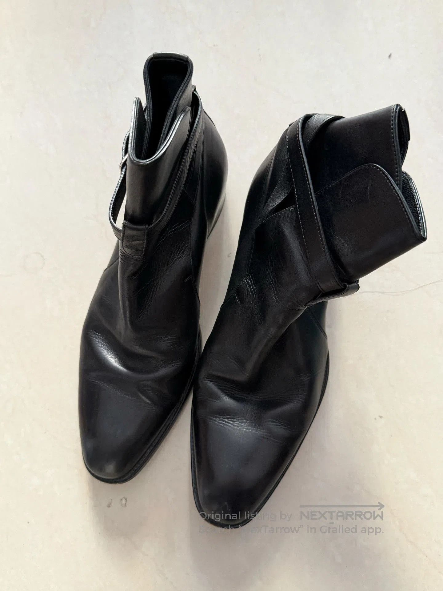 Saint Laurent Paris Saint Laurent SLP Black Leather Chelsea Boots. Size US 8 / EU 41 - 2 Thumbnail