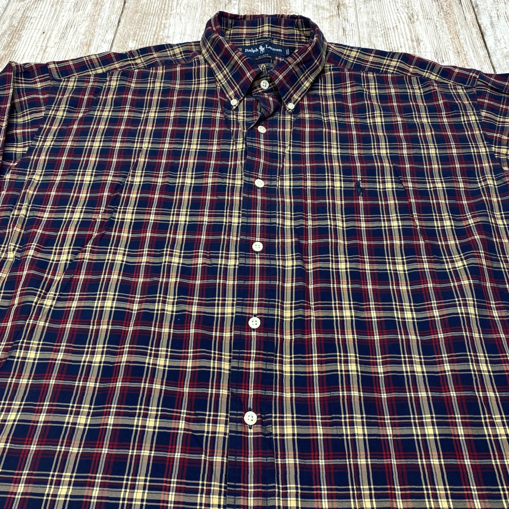 Ralph Lauren Ralph Lauren Blake Plaid Shirt Long Sleeve Button Up Mens 2XL 100% Cotton 7409 Size US XXL / EU 58 / 5 - 5 Thumbnail