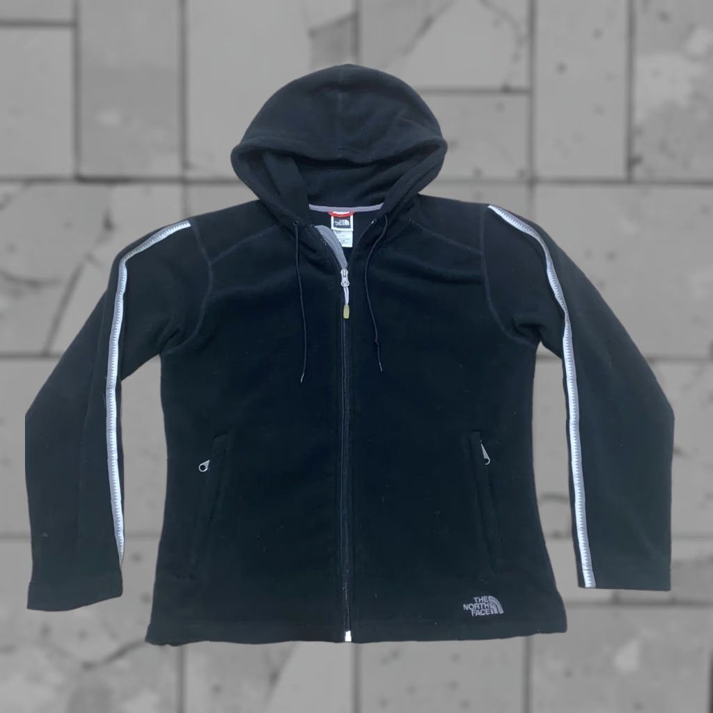 The North Face NORTH FACE Hoodie Fleece Full Zip Women L Black Size L / US 10 / IT 46 - 1 Thumbnail