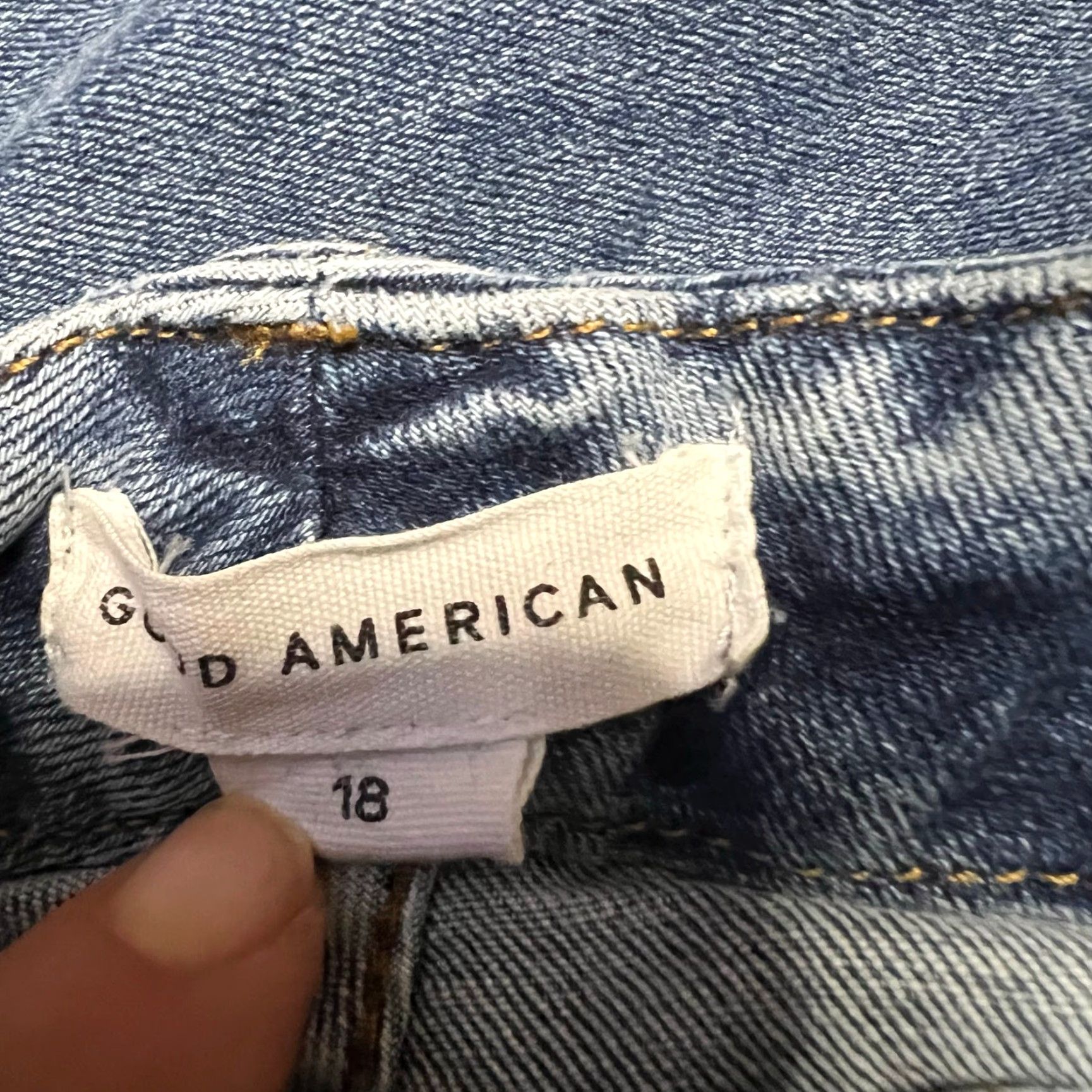 Good American VINTAGE Good American Jeans Womens 18 (36x26) Good Legs Skinny Distressed Cropped Ladies Womens Jeans Skinny Distressed Cropped 18 Blue Modern Size 40" / US 18 - 6 Thumbnail