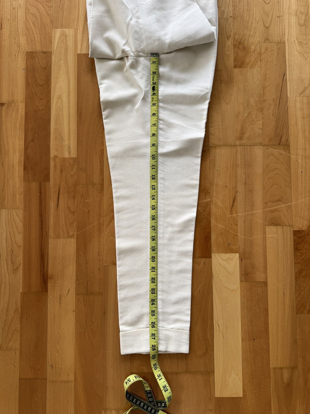 Suitsupply Suitsupply Cream Flannel Trousers Size 30 Size 36R - 2 Thumbnail
